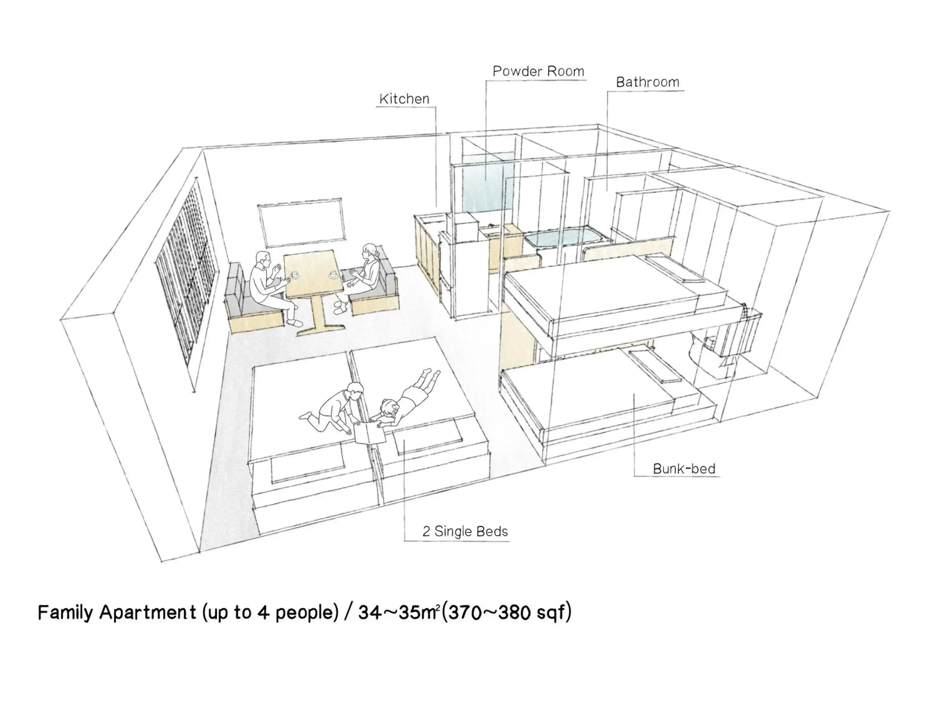 Family Apartment in MIMARU Tokyo Asakusa Station Family Apartment in MIMARU Tokyo Asakusa Station