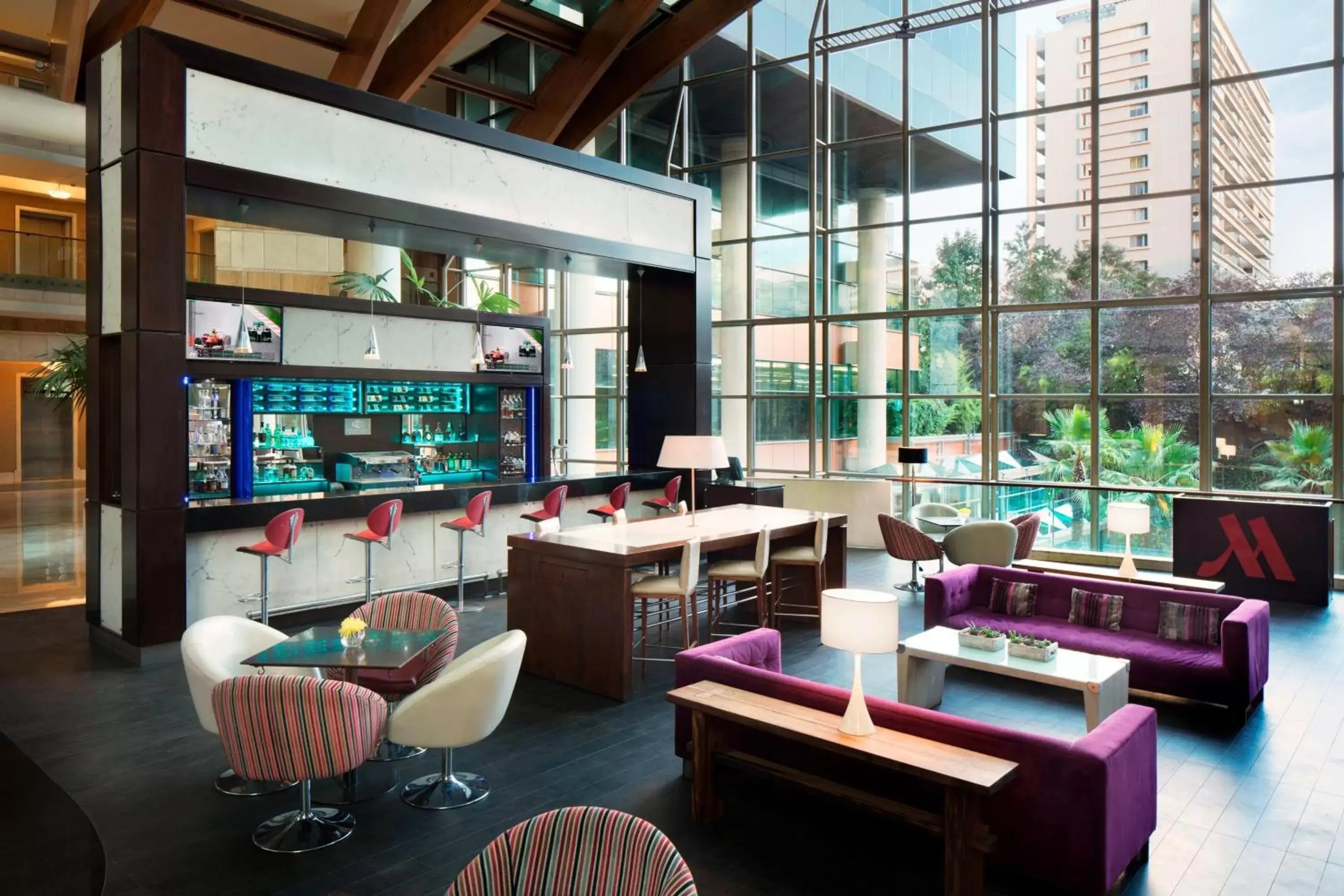 Lounge or bar in Santiago Marriott Hotel