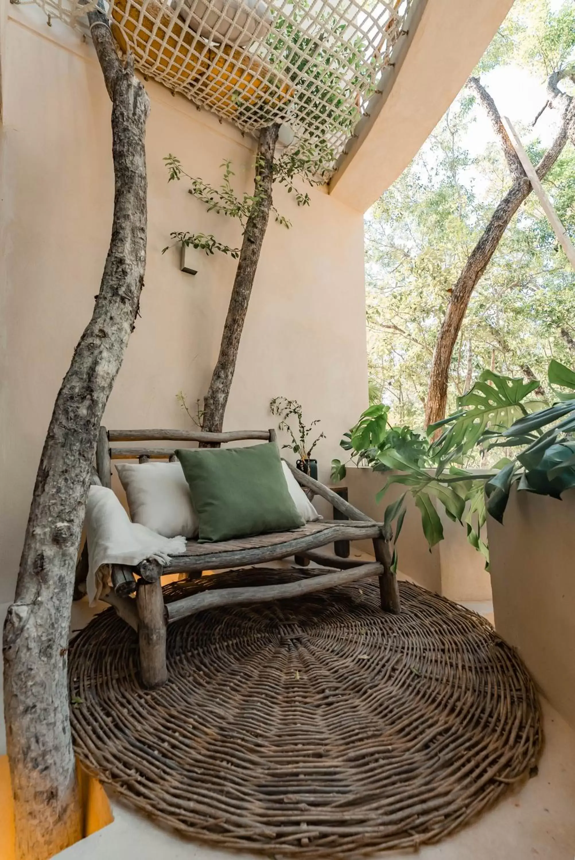 Balcony/Terrace, Seating Area in Romantic Rubi Tulum