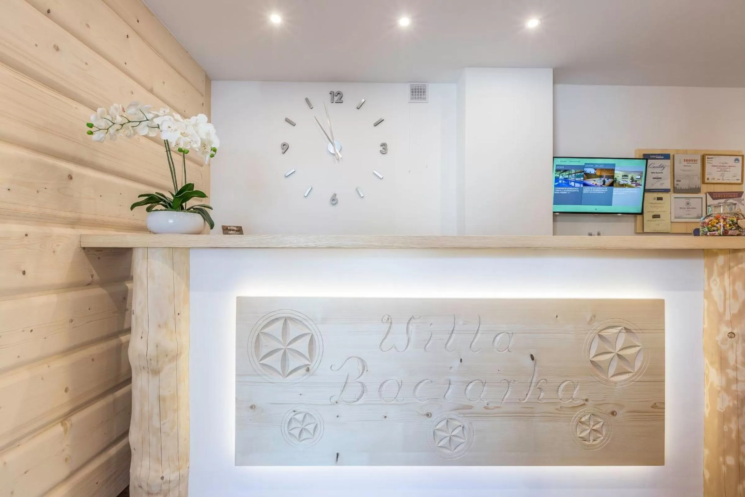 Lobby or reception in Willa Baciarka-basen, sauny i jacuzzi