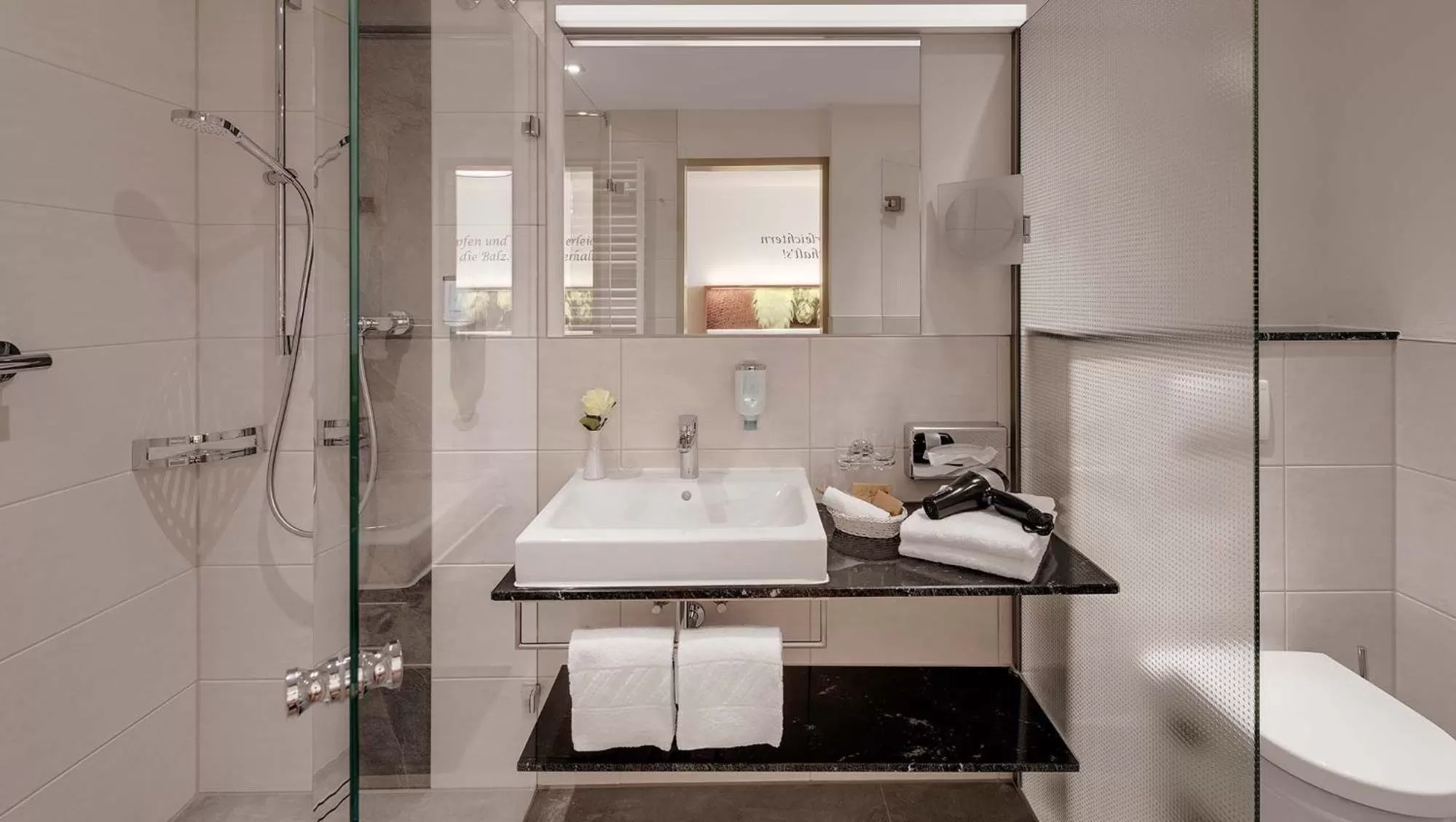 Bathroom in Hotel Almesberger