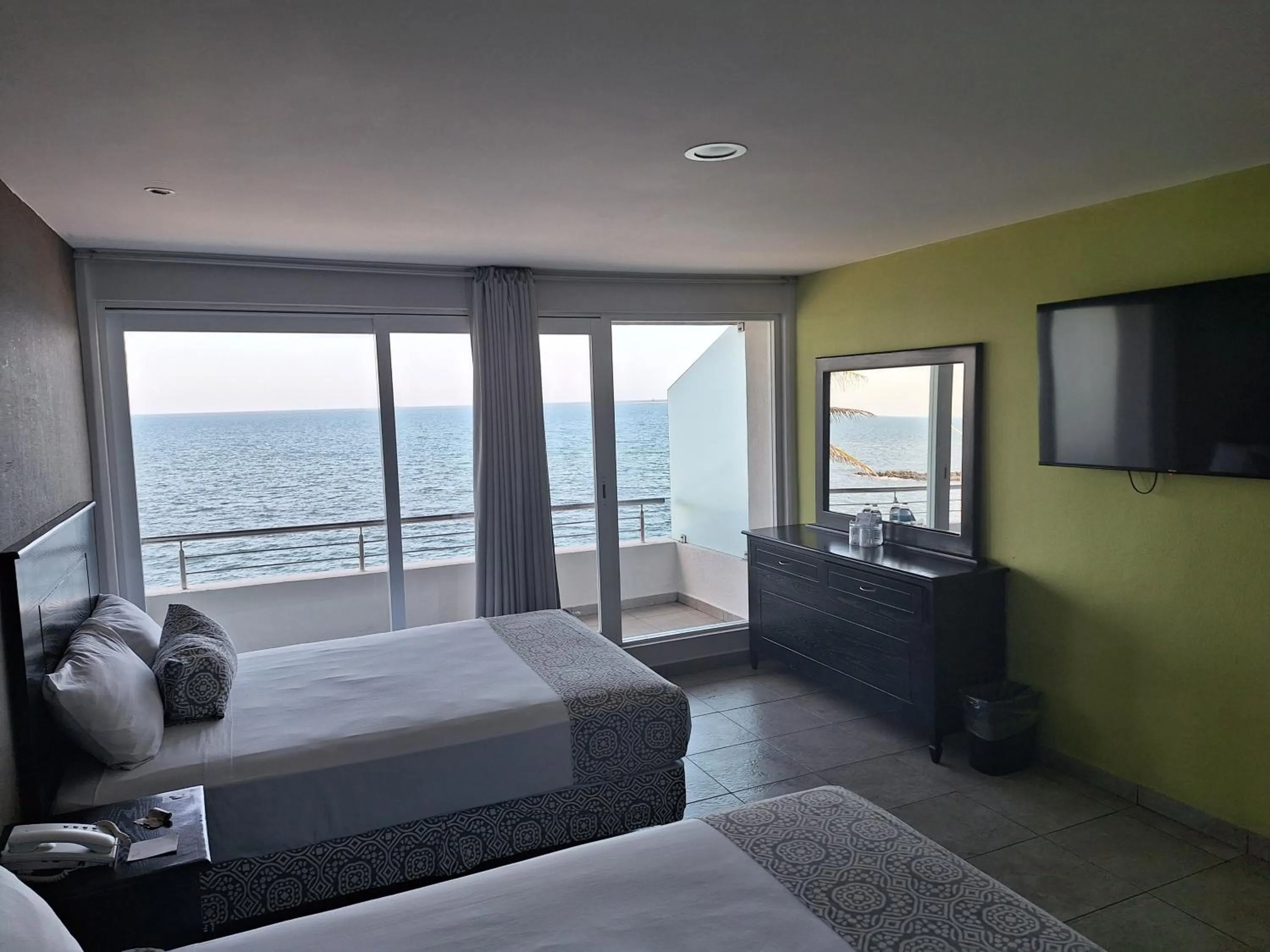 Bed in Hotel Costa Verde