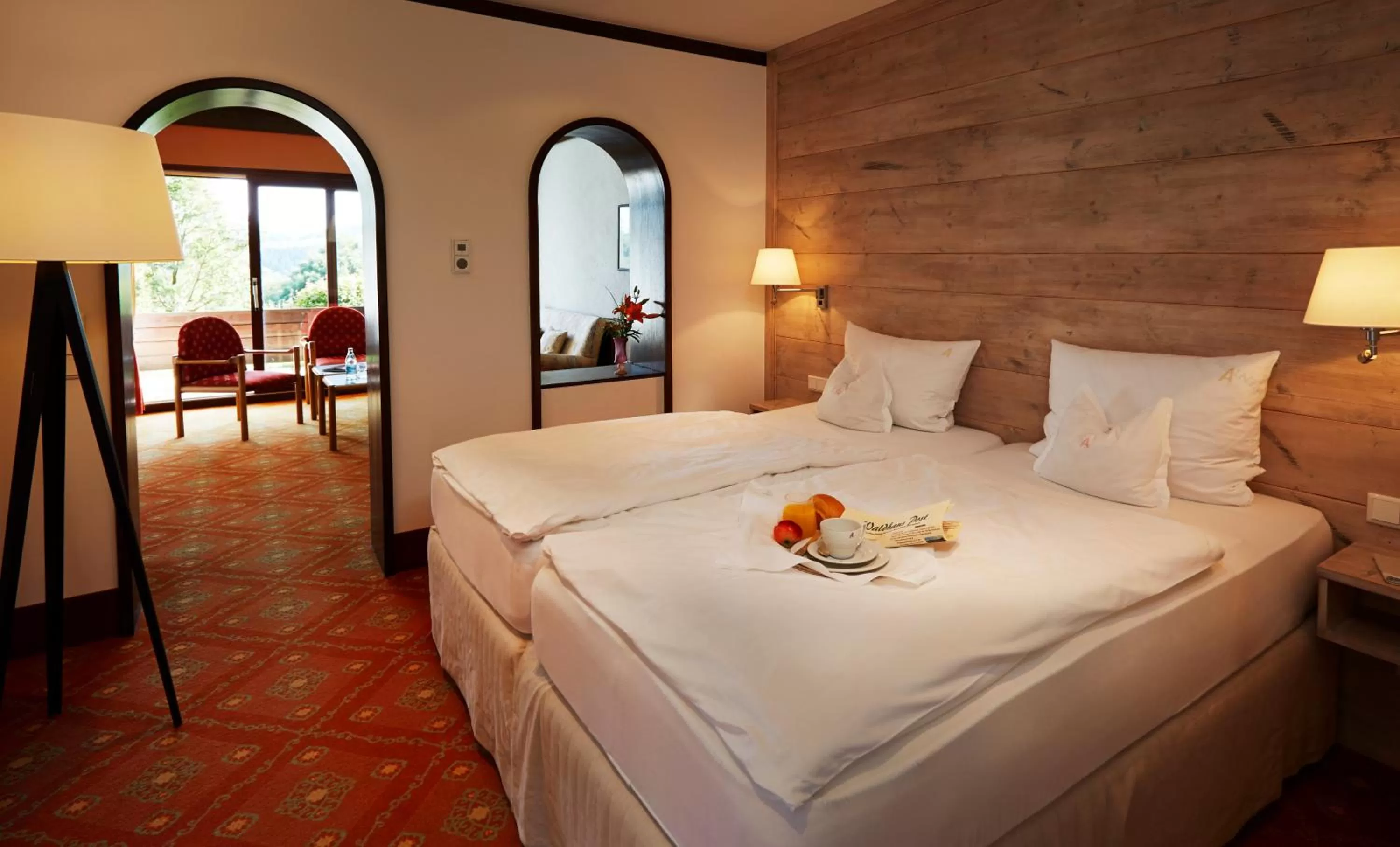 Bed, Room Photo in Waldhaus Ohlenbach