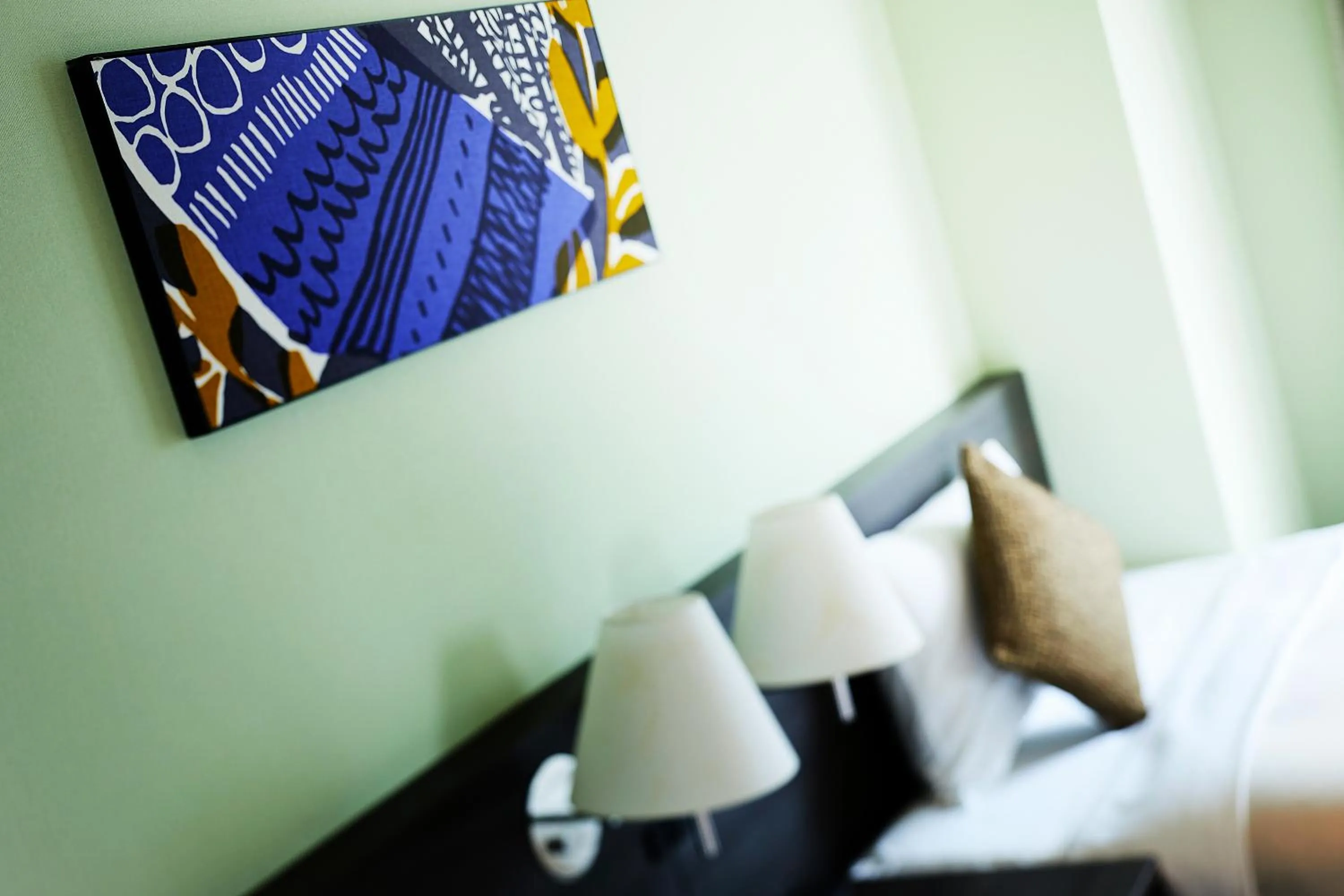 Bed in Ginza Grand Hotel