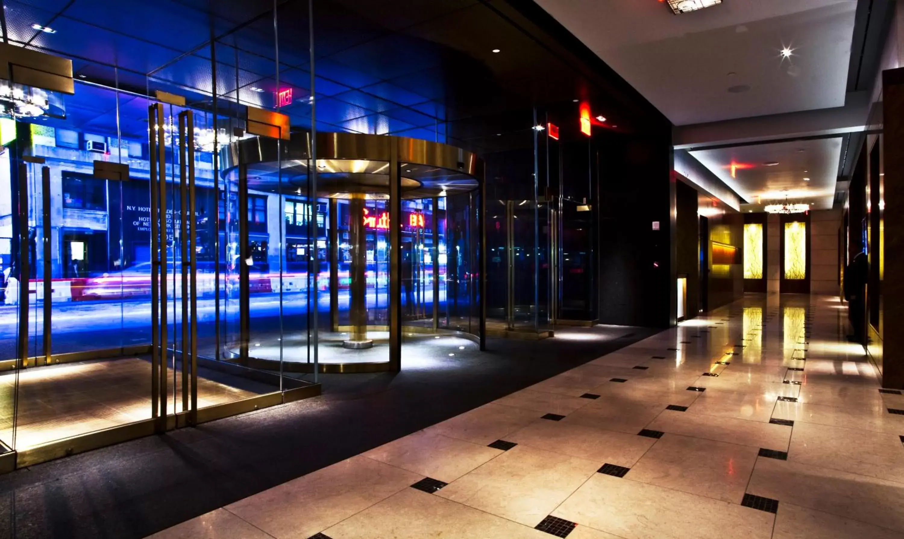 Lobby or reception in InterContinental New York Times Square, an IHG Hotel