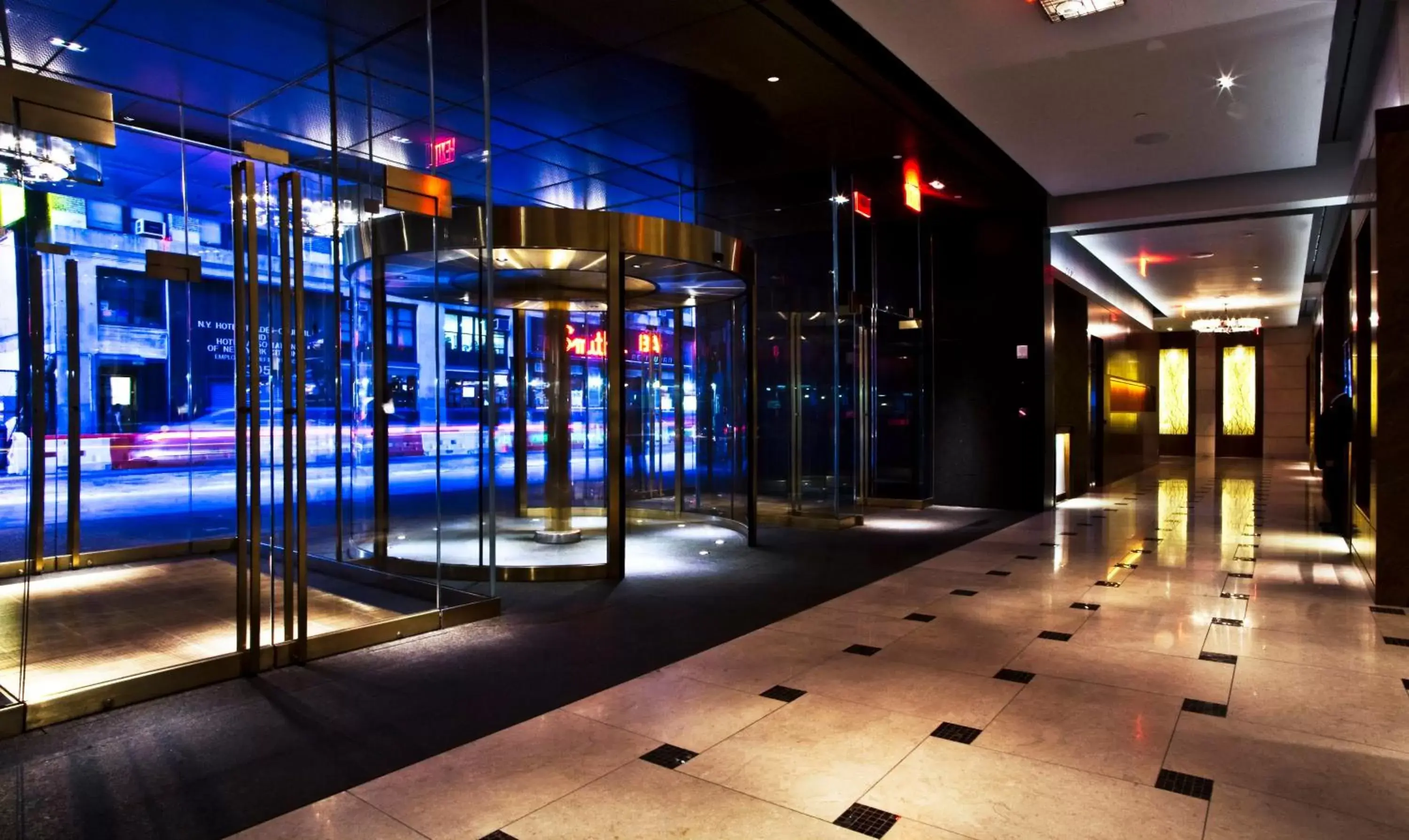 Lobby or reception in InterContinental New York Times Square by IHG Lobby or reception in InterContinental New York Times Square by IHG