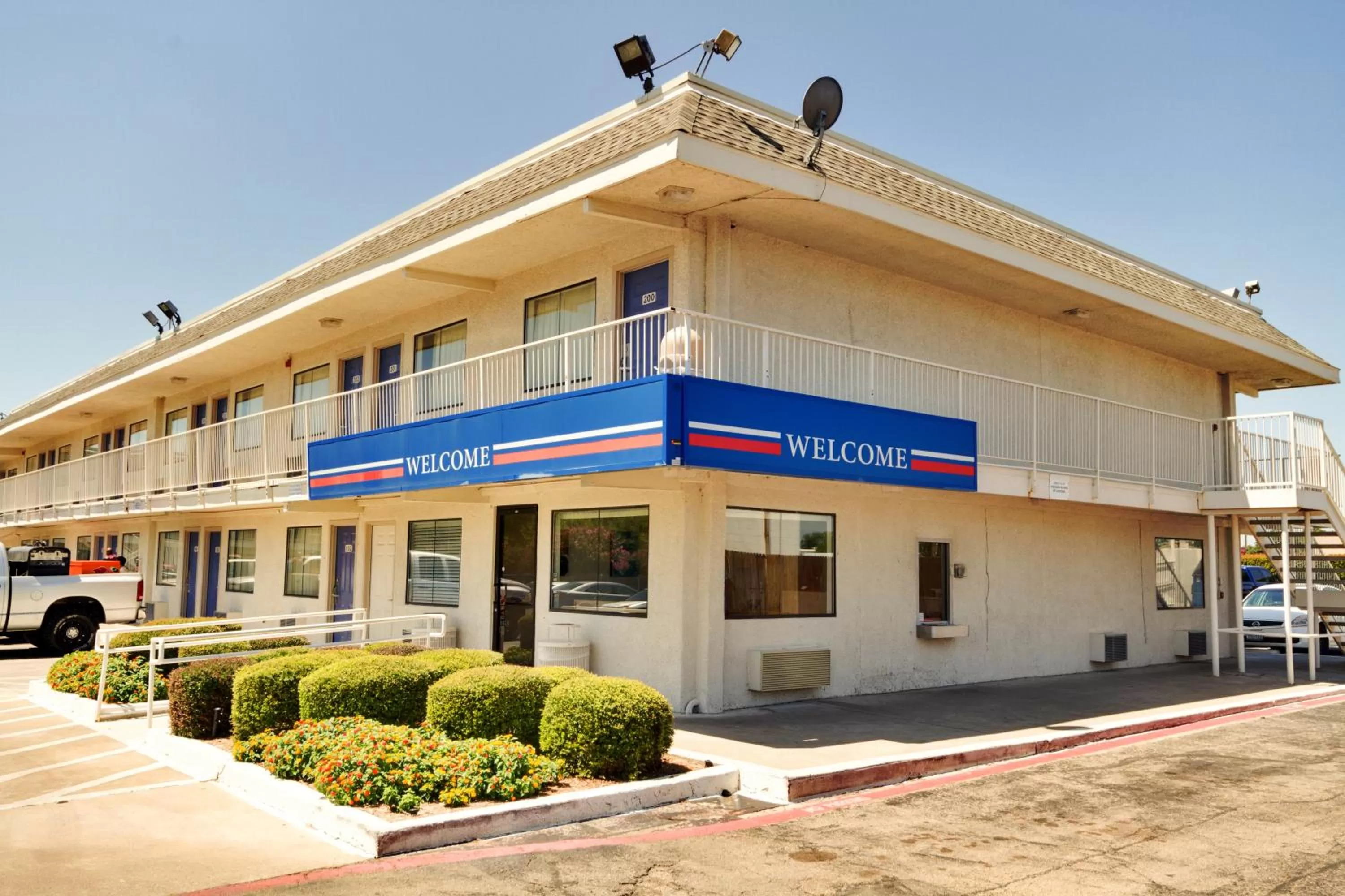Facade/entrance in Motel 6-Irving, TX - Dallas