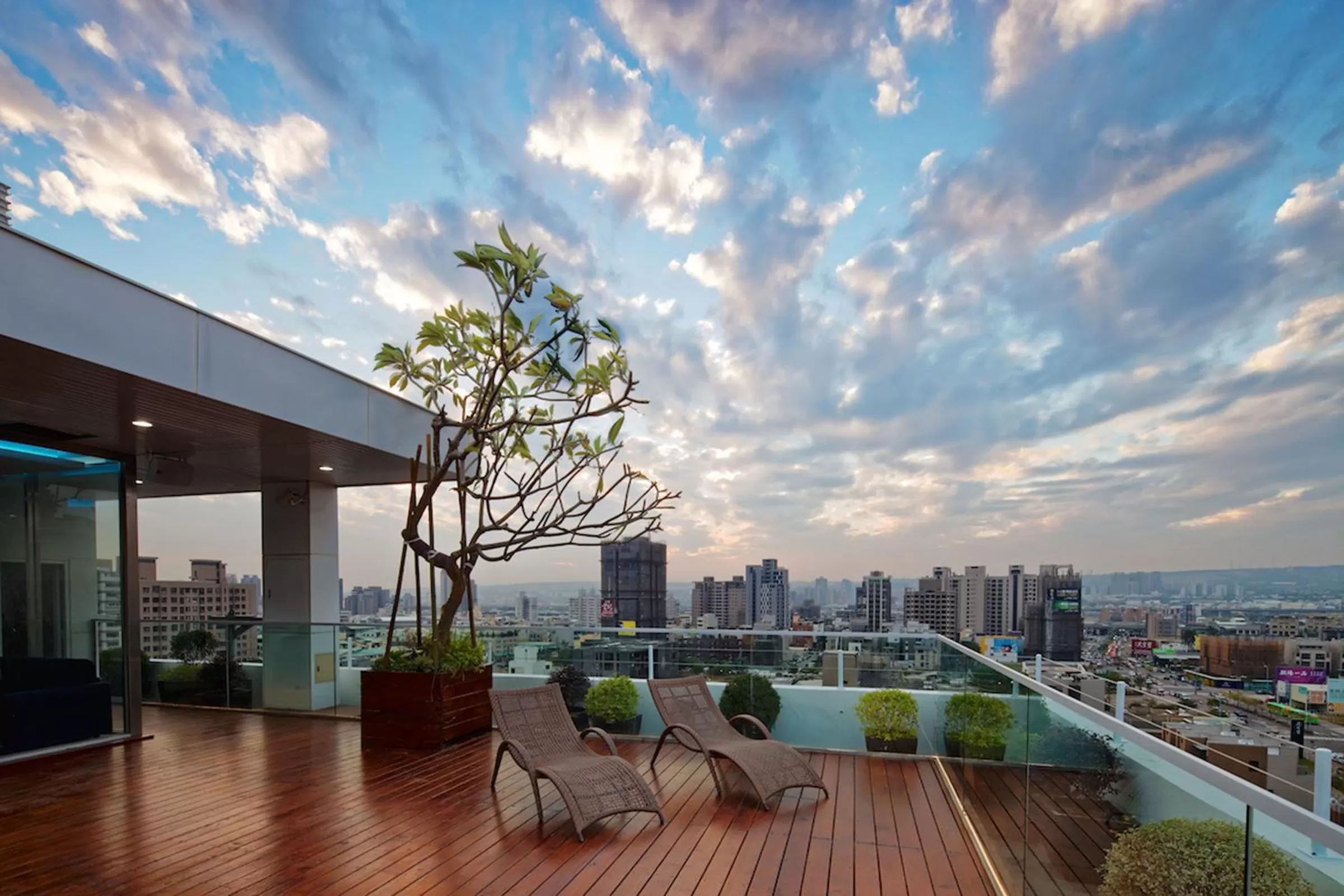 Balcony/Terrace in Hotel 7 Taichung