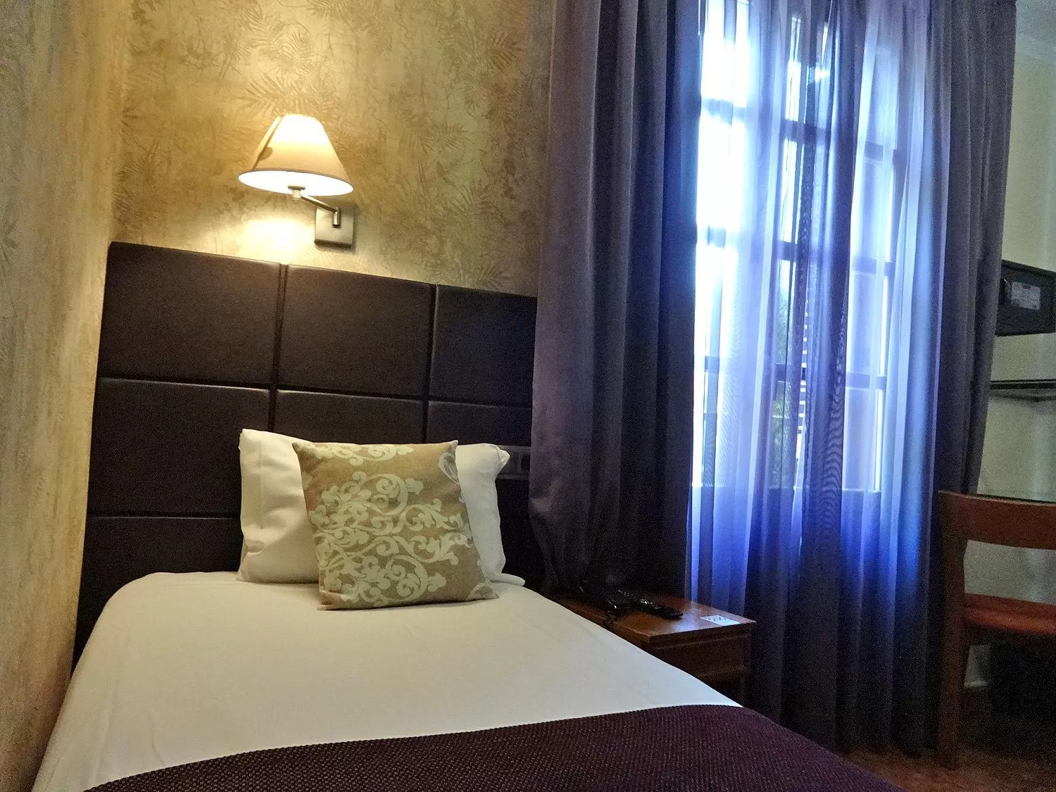 Bed in Hotel Lloret Ramblas