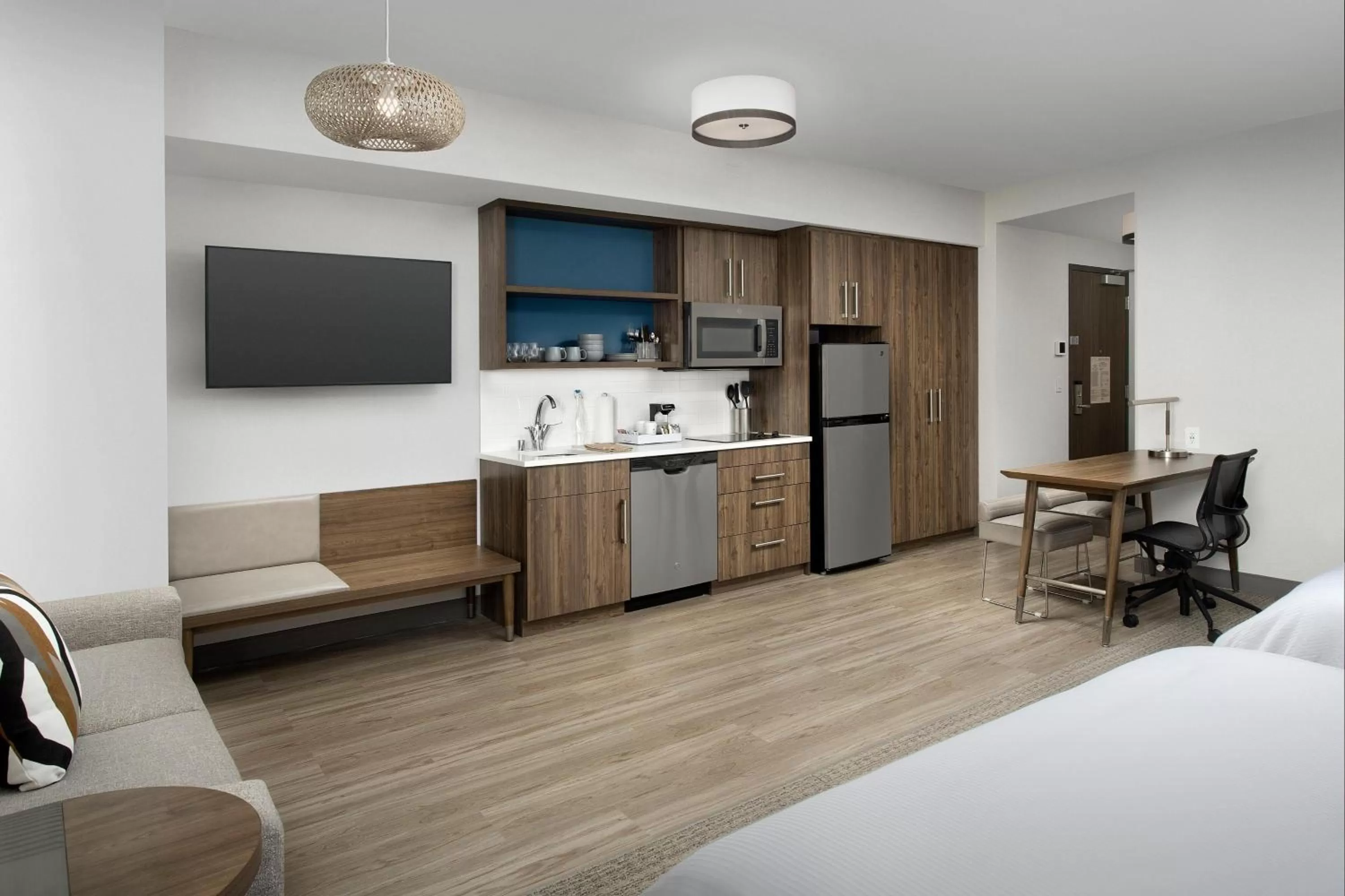 Bedroom in Element Seattle Sea-Tac Airport