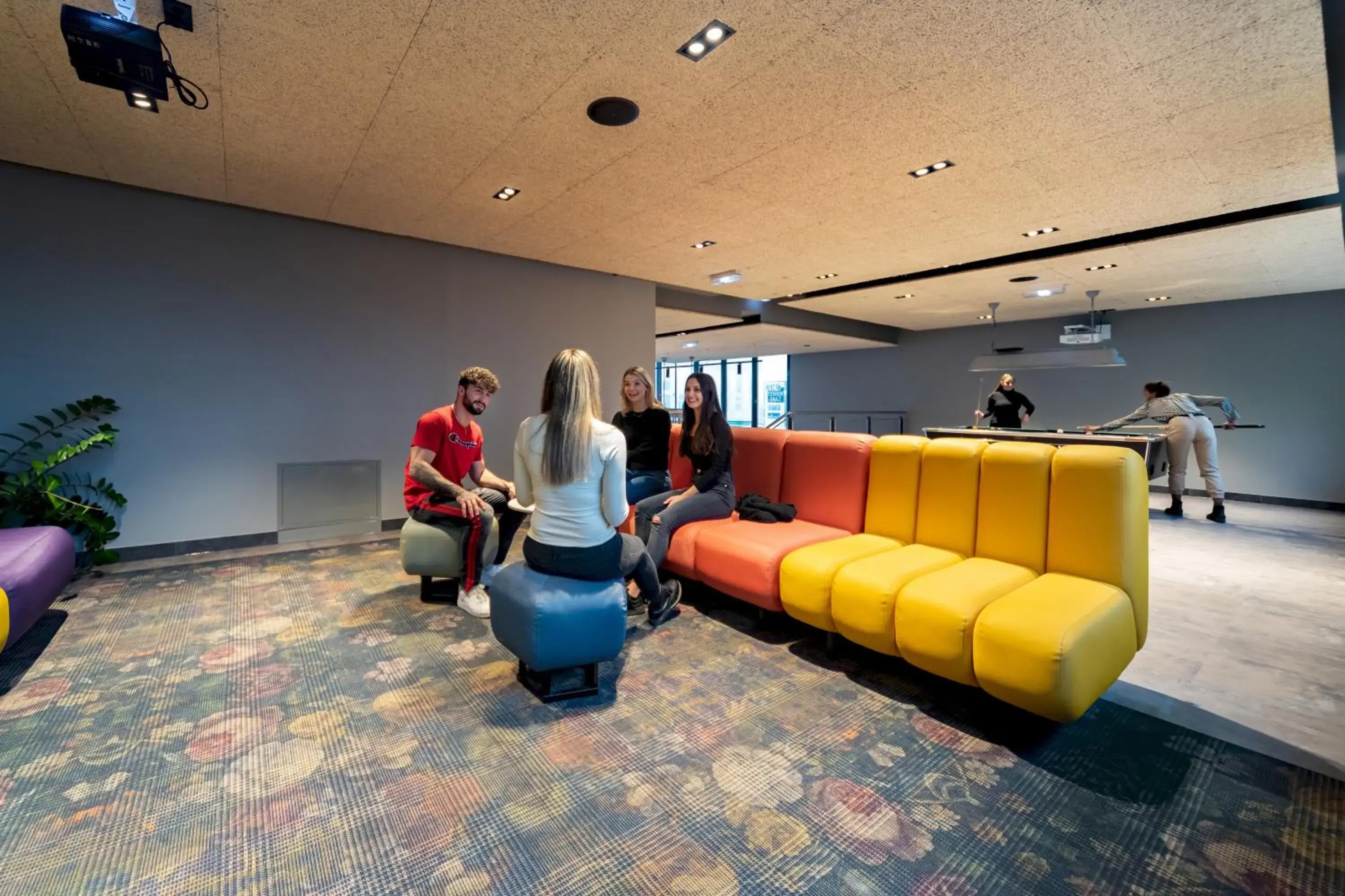 Lobby or reception in A&O Graz Hauptbahnhof