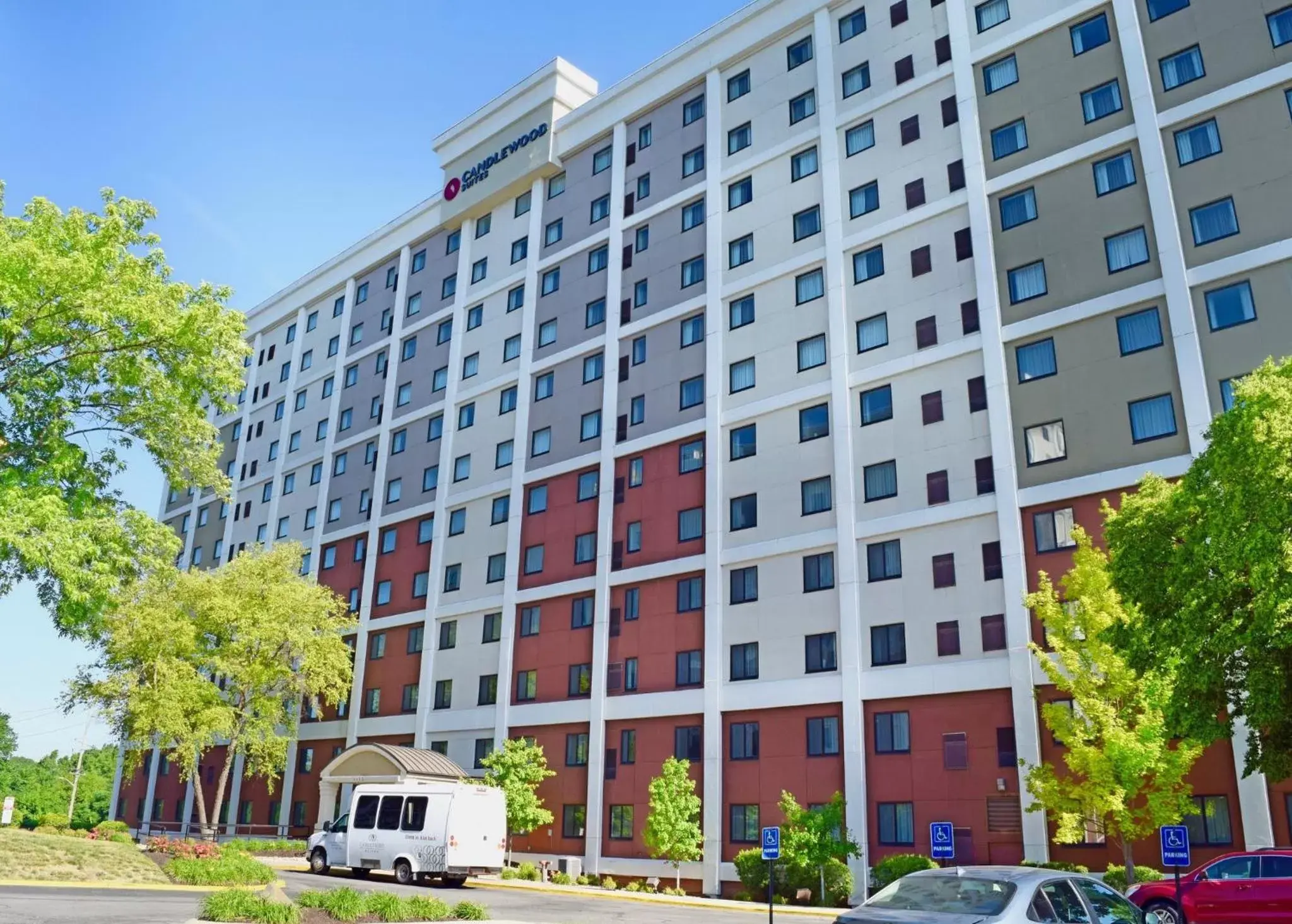 Property Building in Candlewood Suites Indianapolis Downtown Medical District, an IHG Hotel