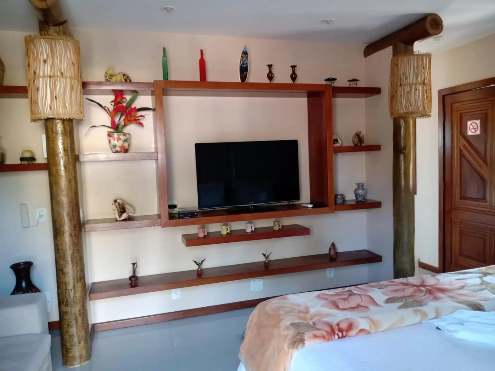 Bedroom, Bed in Mar e Terra Concept Pousada