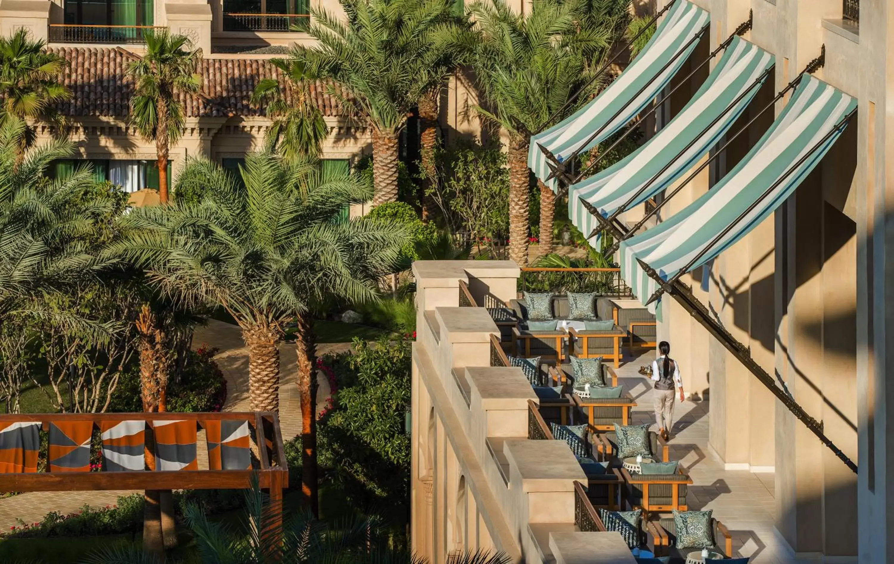 Bird's eye view in Four Seasons Resort Dubai at Jumeirah Beach