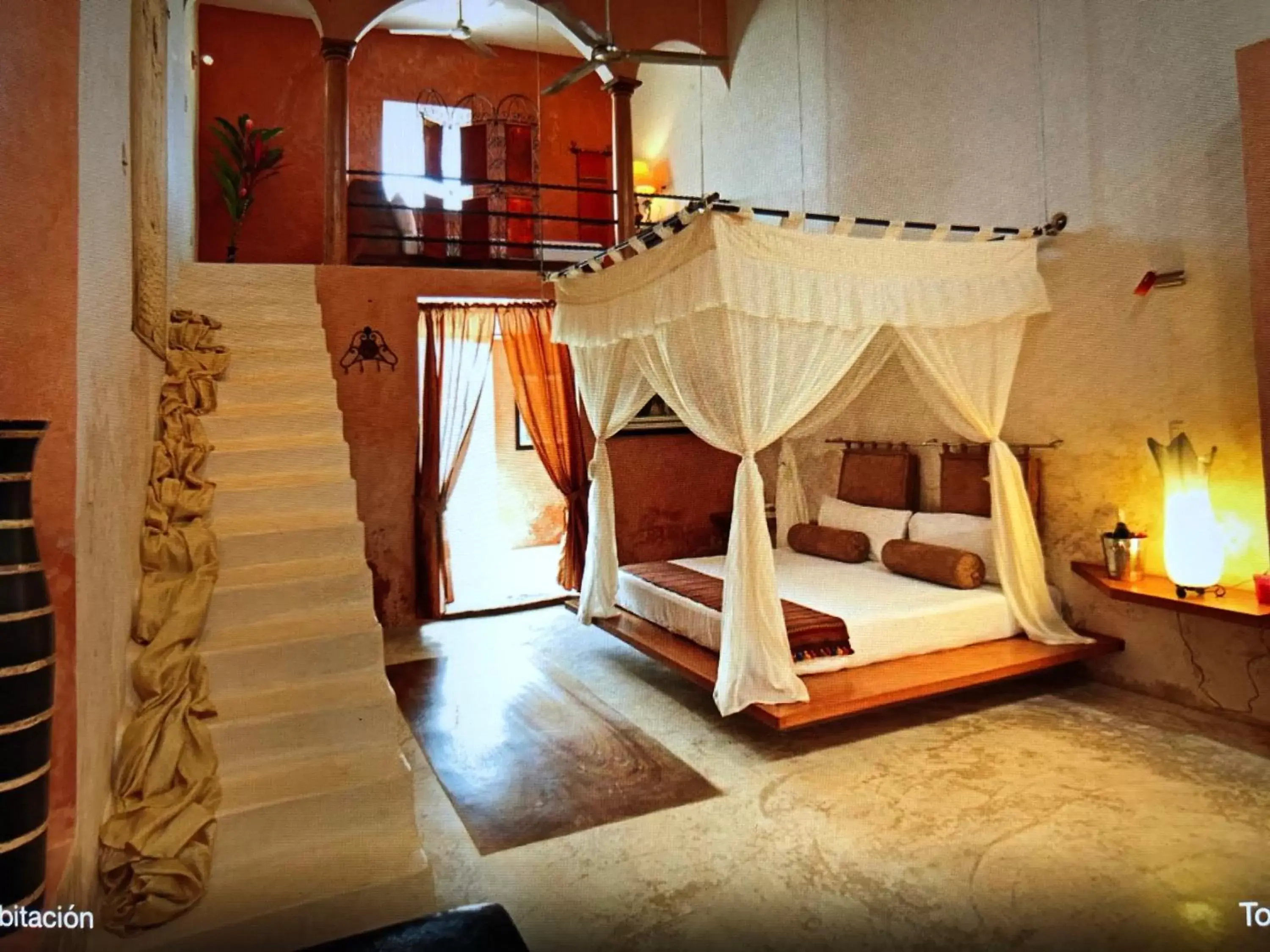 Bed in Hacienda Sacnicte