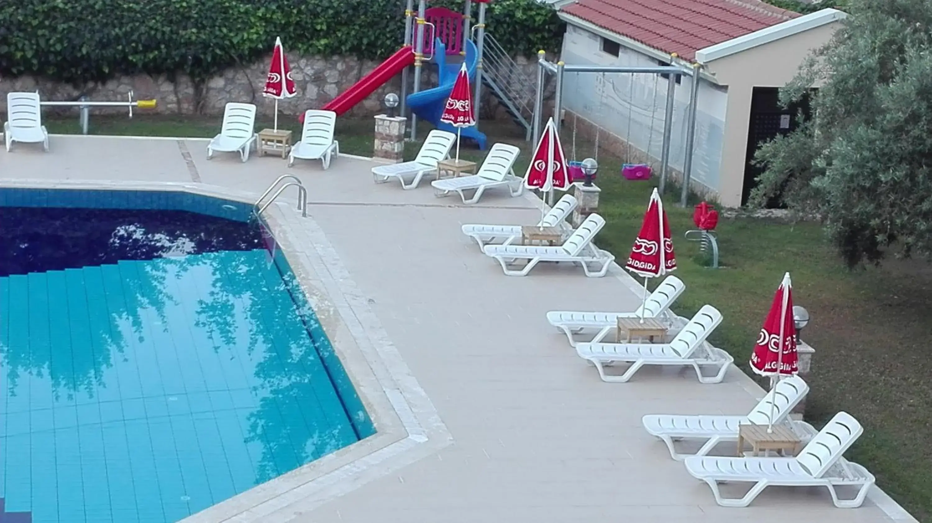 Children play ground, Pool View in Mavruka Hotel