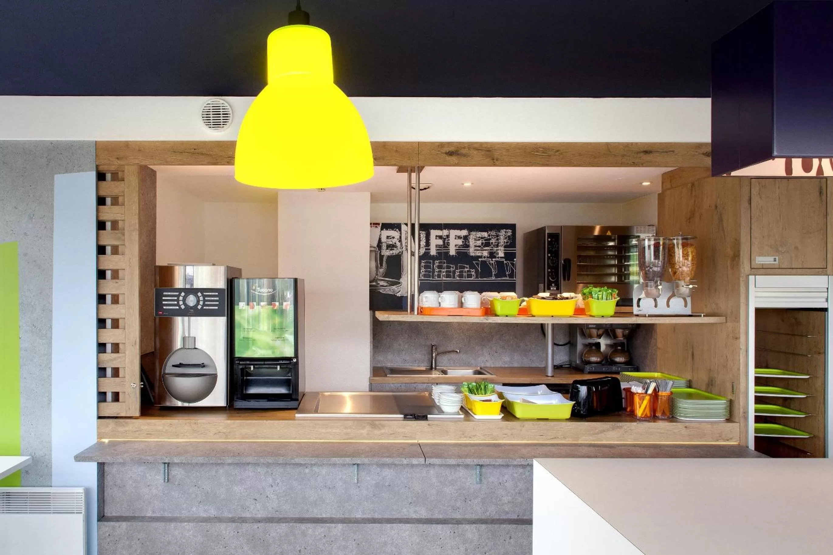 Decorative detail in ibis budget Clermont Ferrand Nord Riom