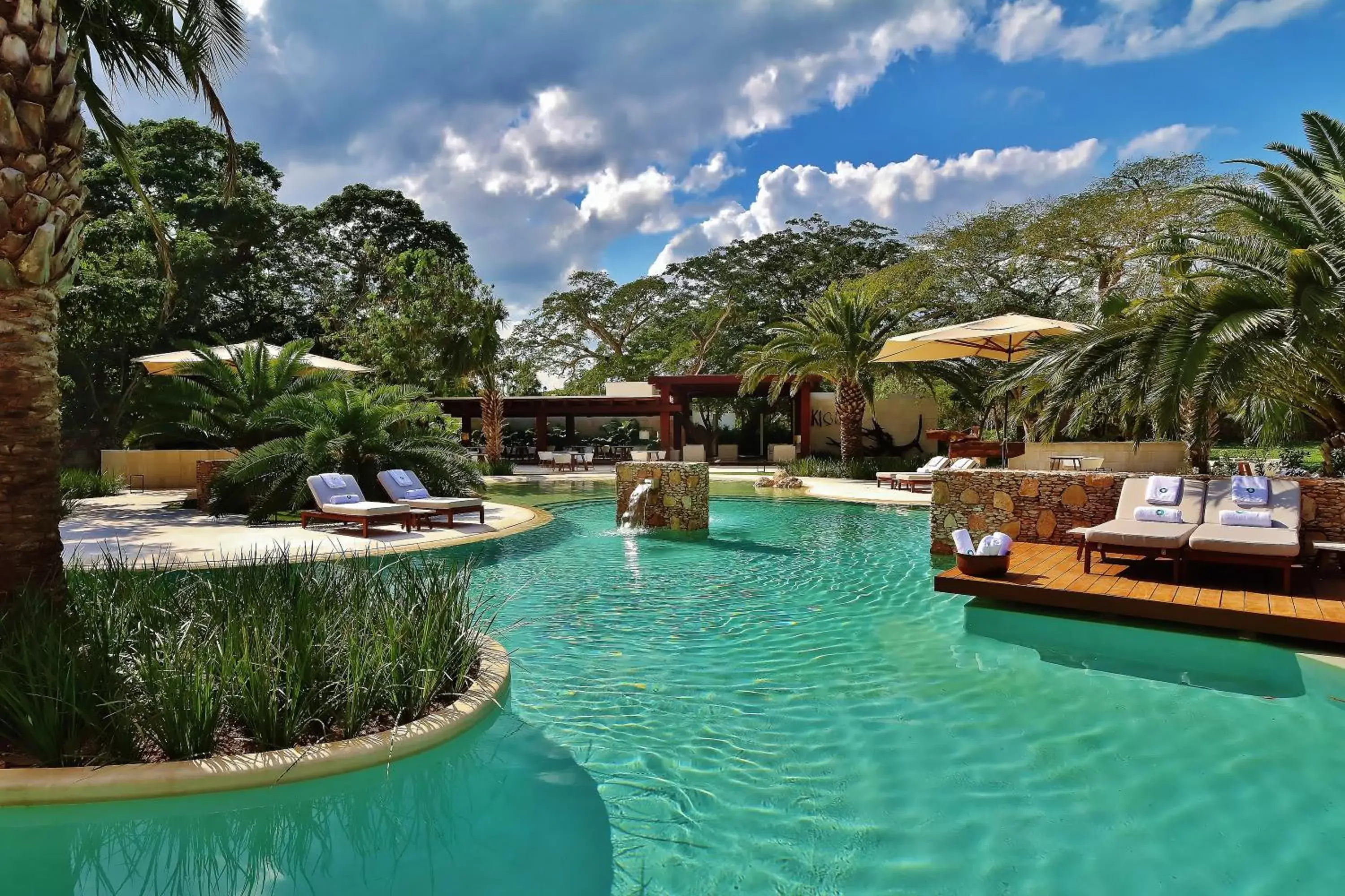 Pool view, Swimming Pool in Chablé Yucatan