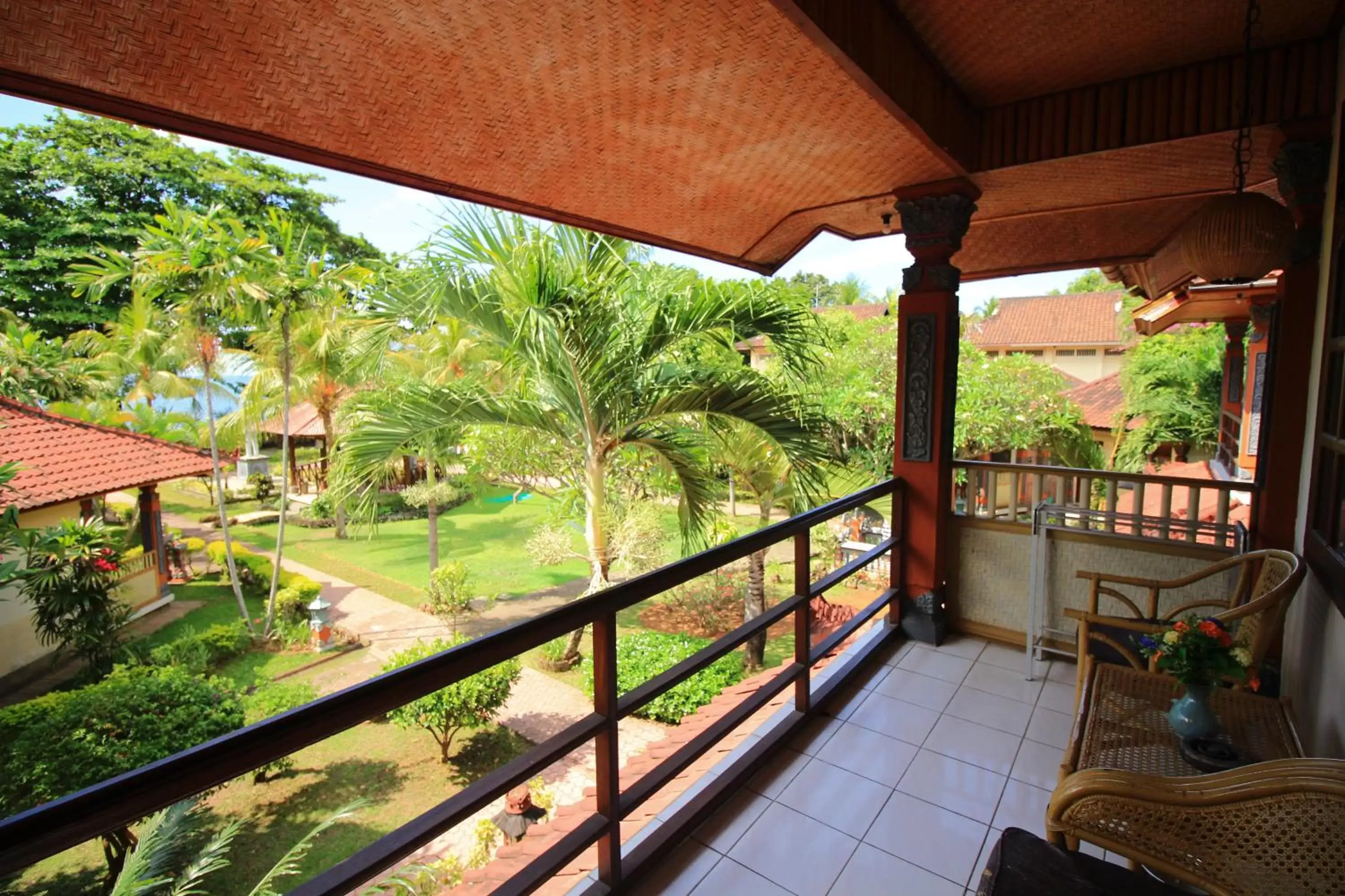 Balcony/Terrace in Lovina Beach Hotel