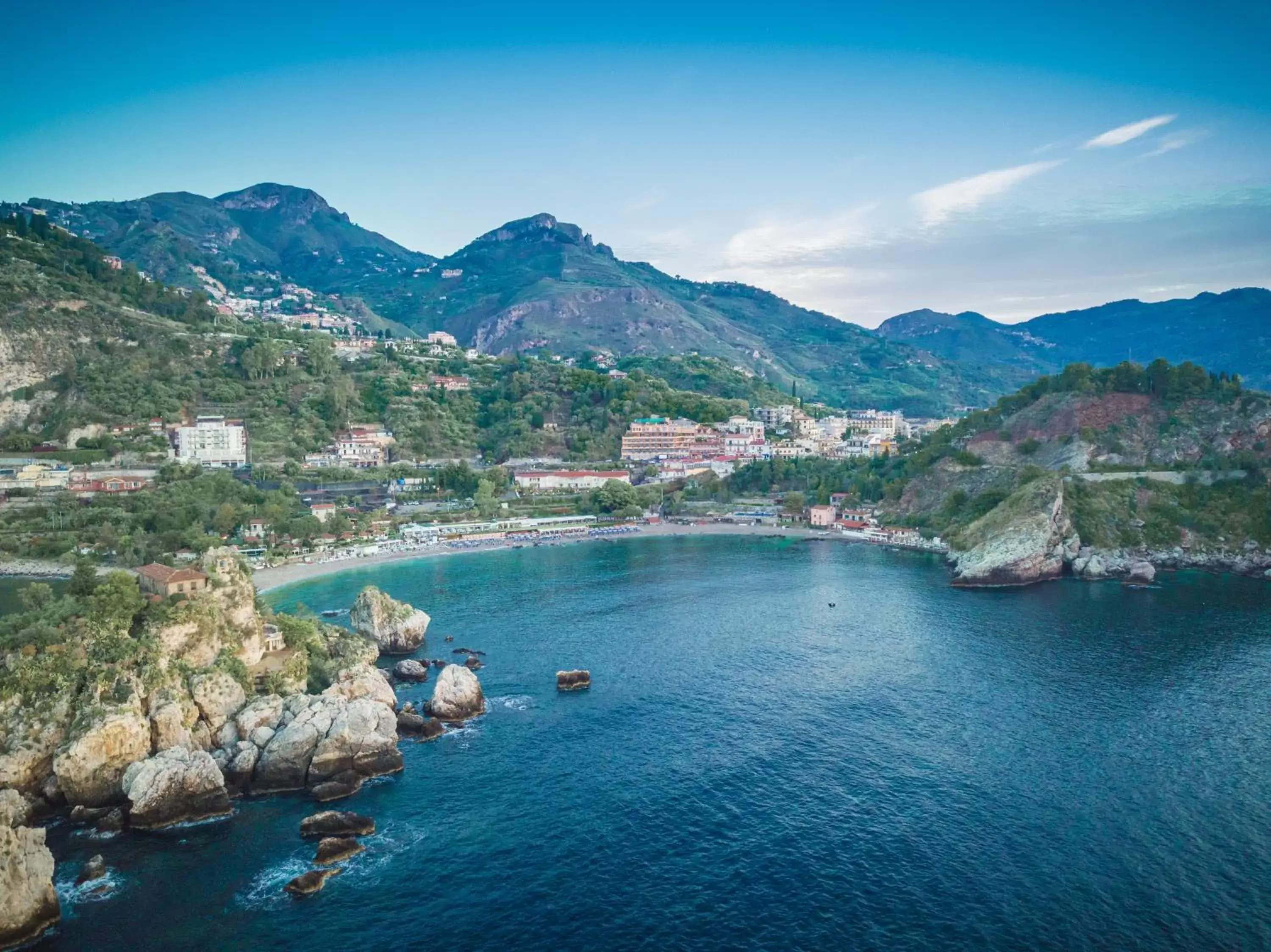 Natural landscape, Bird's-eye View in Taormina Panoramic Hotel