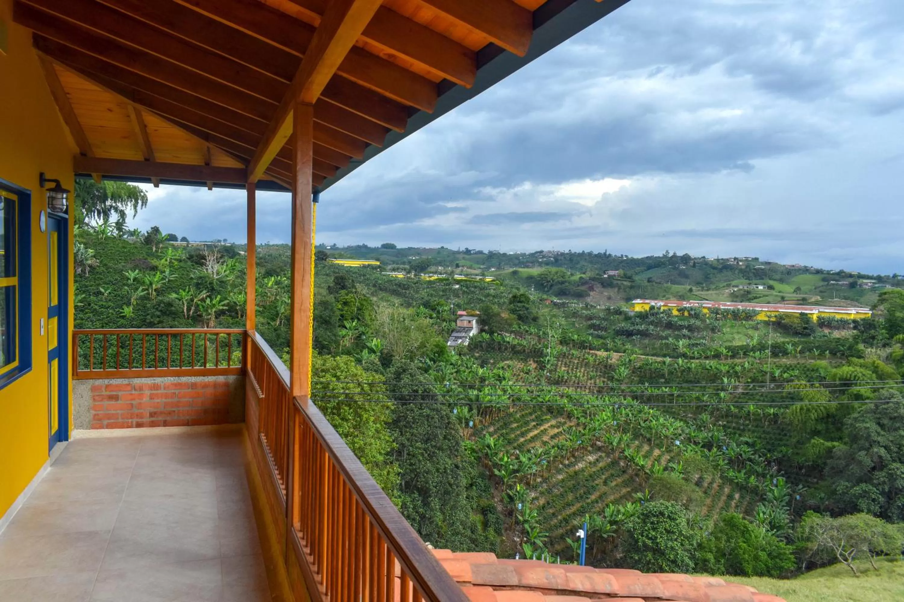 Balcony/Terrace in Guaduales Ecohotel
