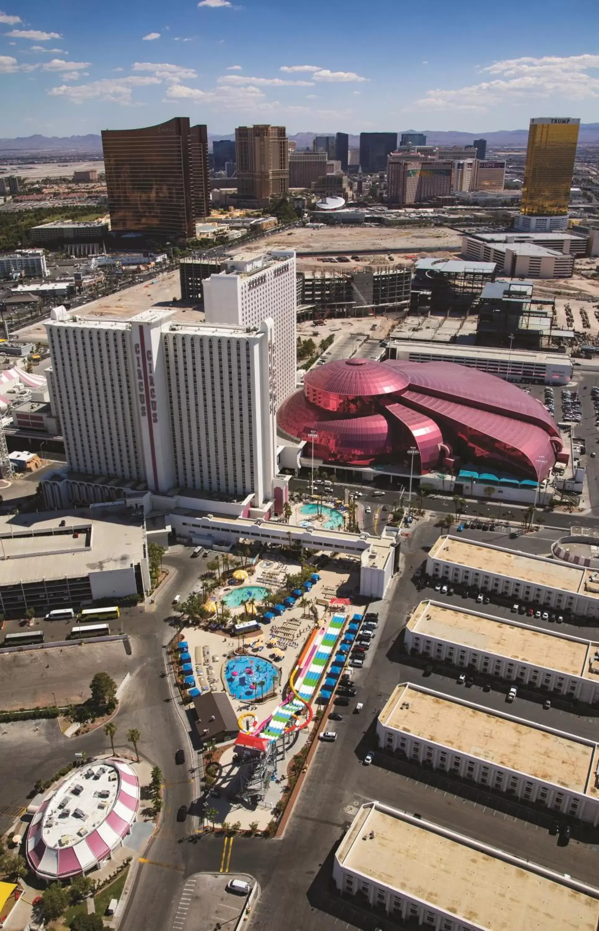 Property building, Bird's-eye View in Circus Circus Hotel, Casino & Theme Park
