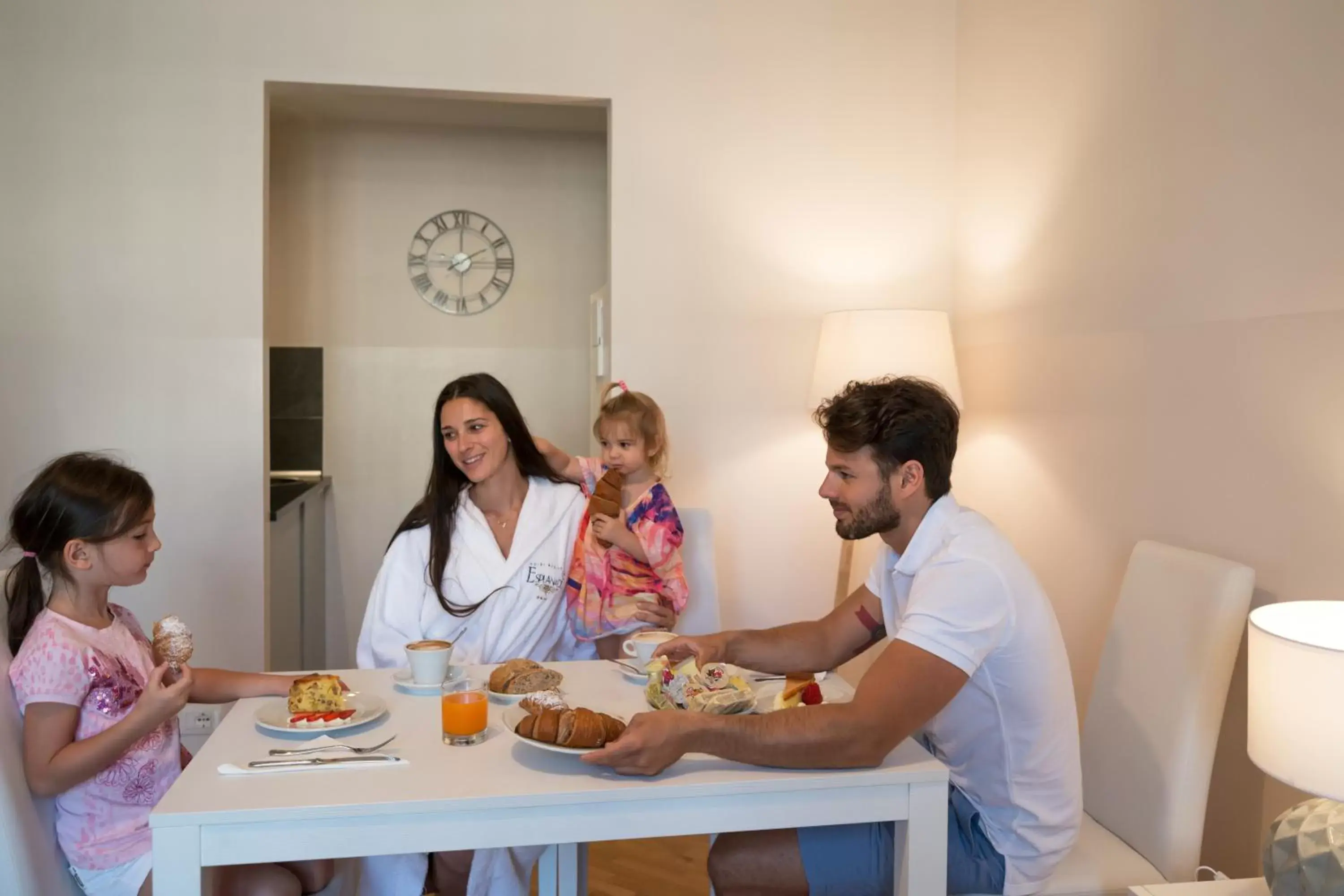 Family in Hotel Residence Esplanade