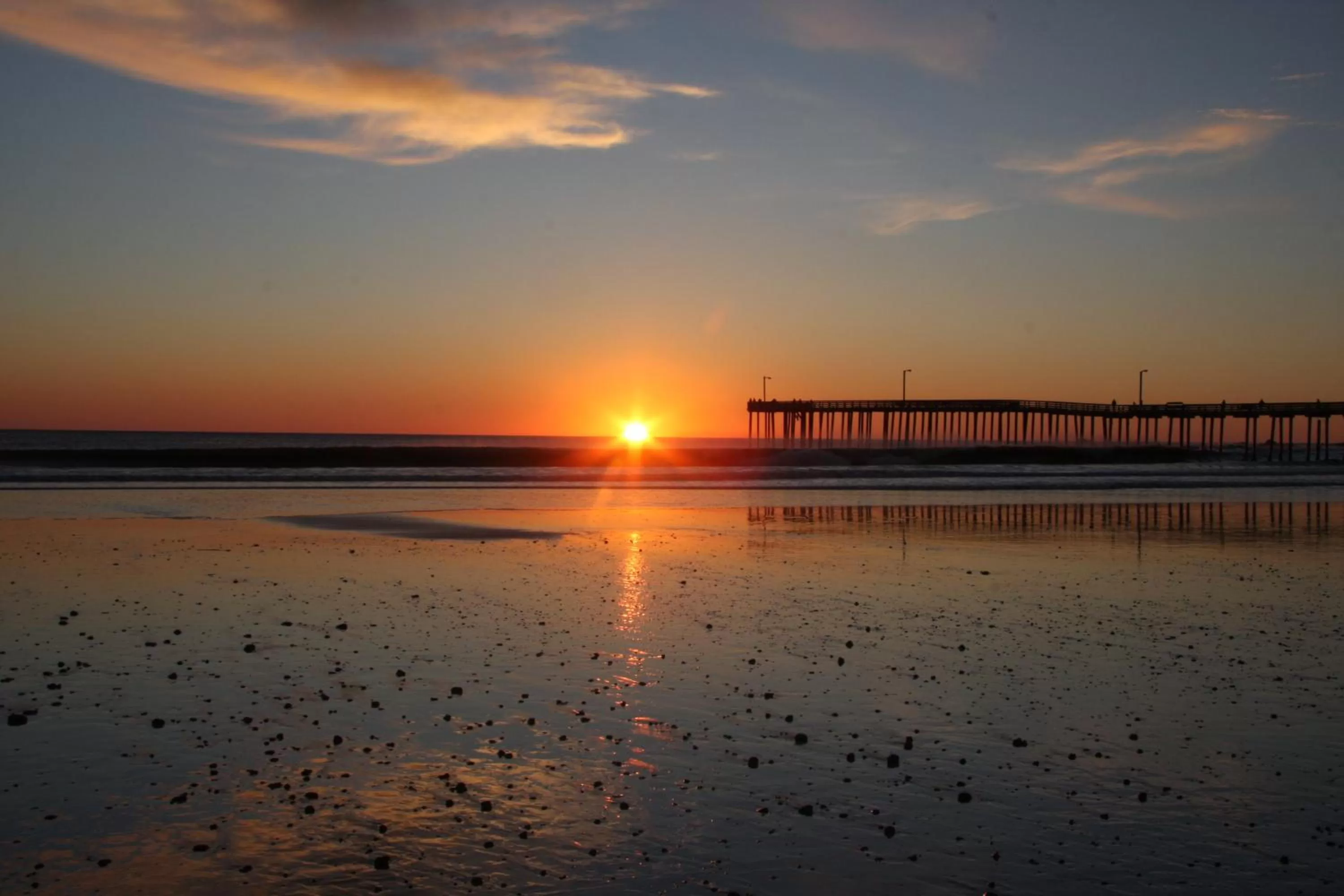 View (from property/room), Sunrise/Sunset in Shoreline Inn...on the beach