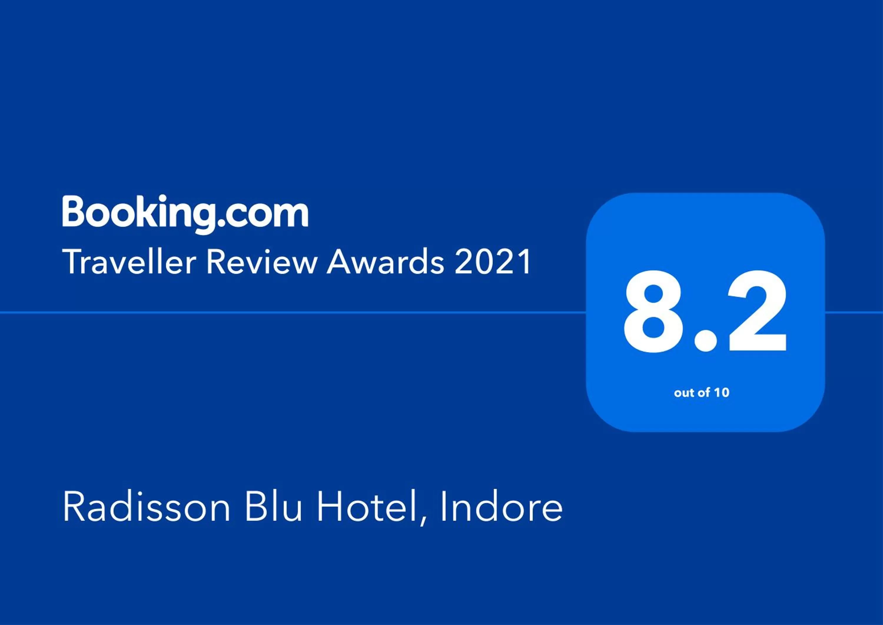 Certificate/Award in Radisson Blu Hotel, Indore