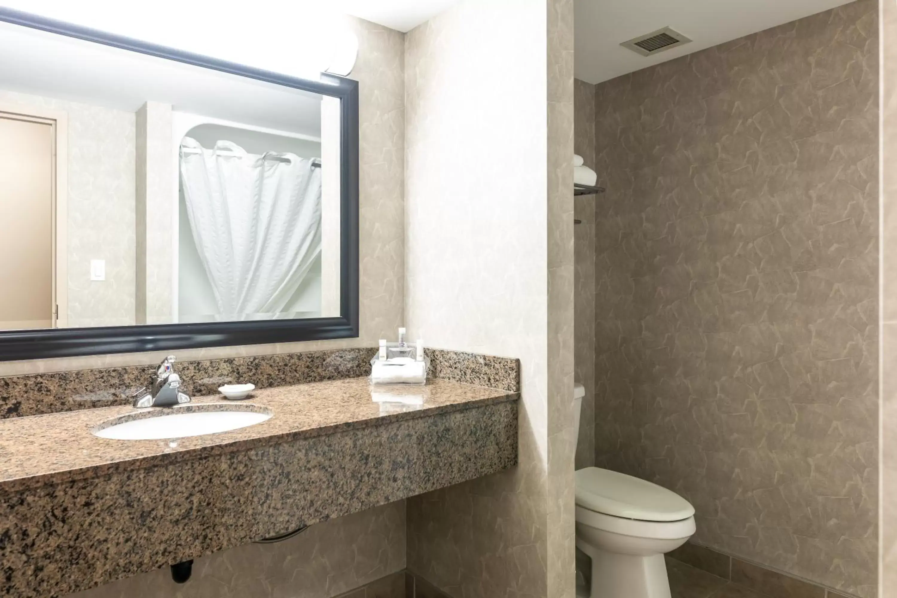 Shower, Bathroom in Royal Hotel West Edmonton, Trademark Collection by Wyndham