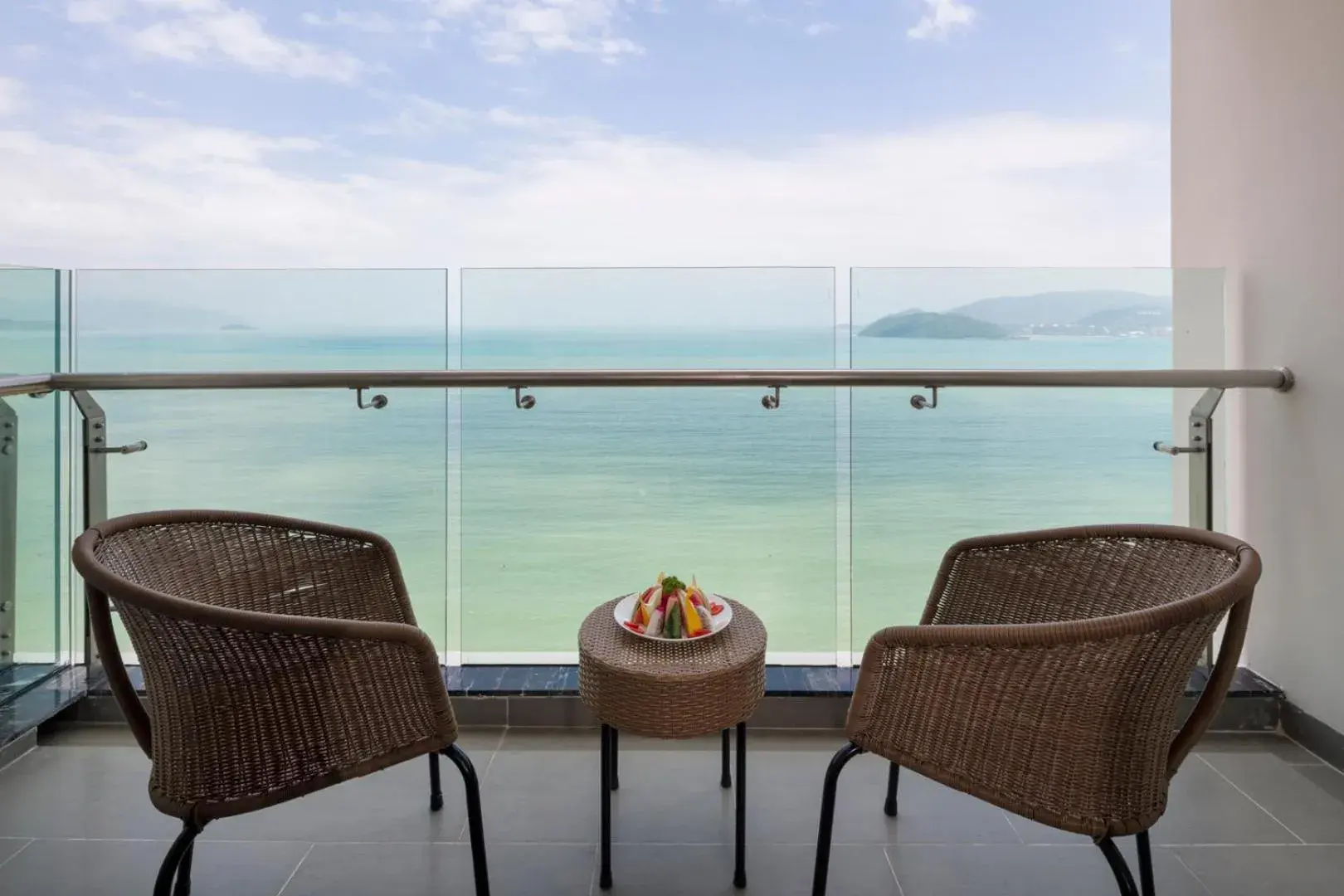 Beach, Balcony/Terrace in Asteria Comodo Nha Trang Hotel