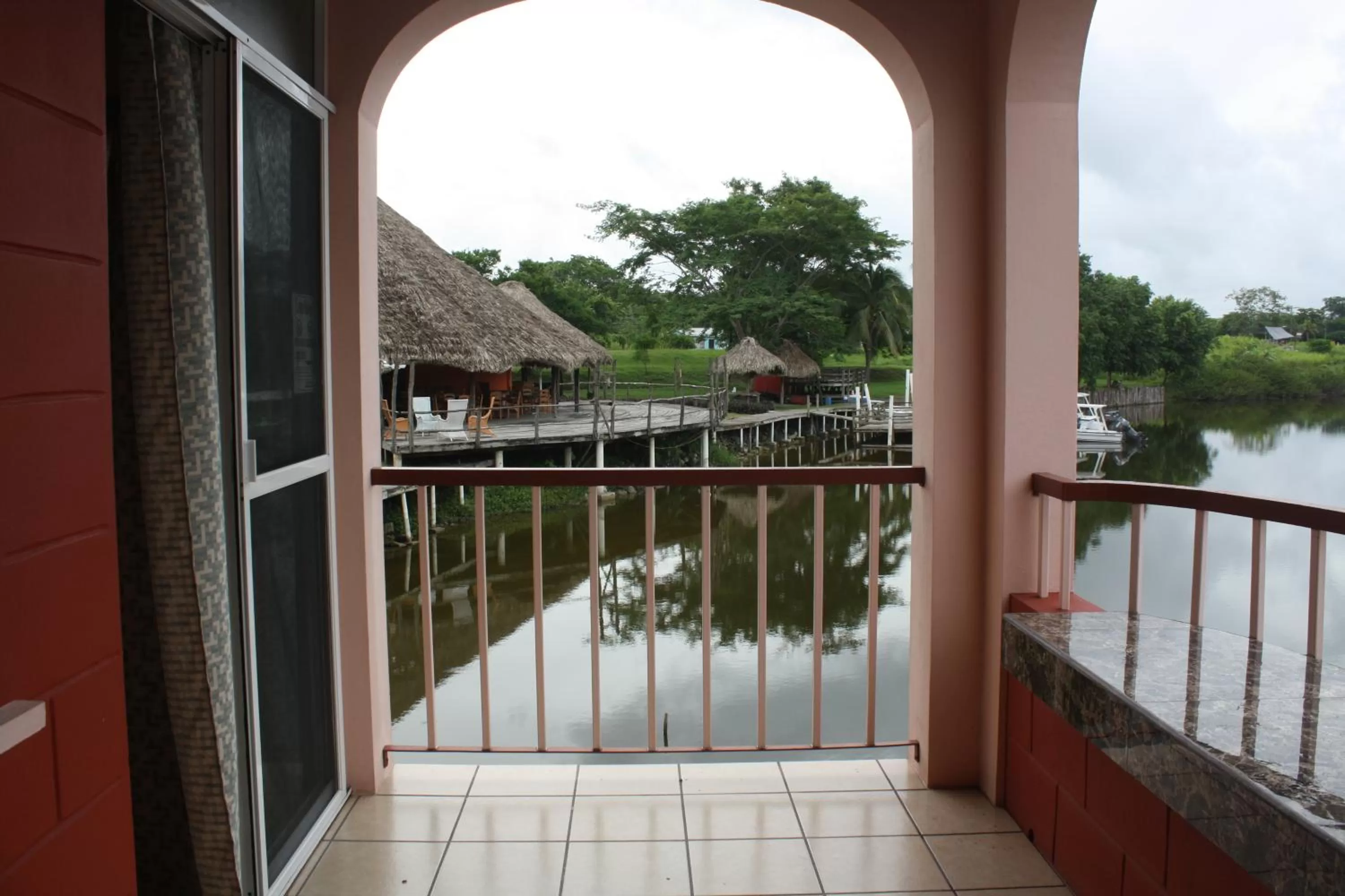 River view in Lamanai Hotel & Marina