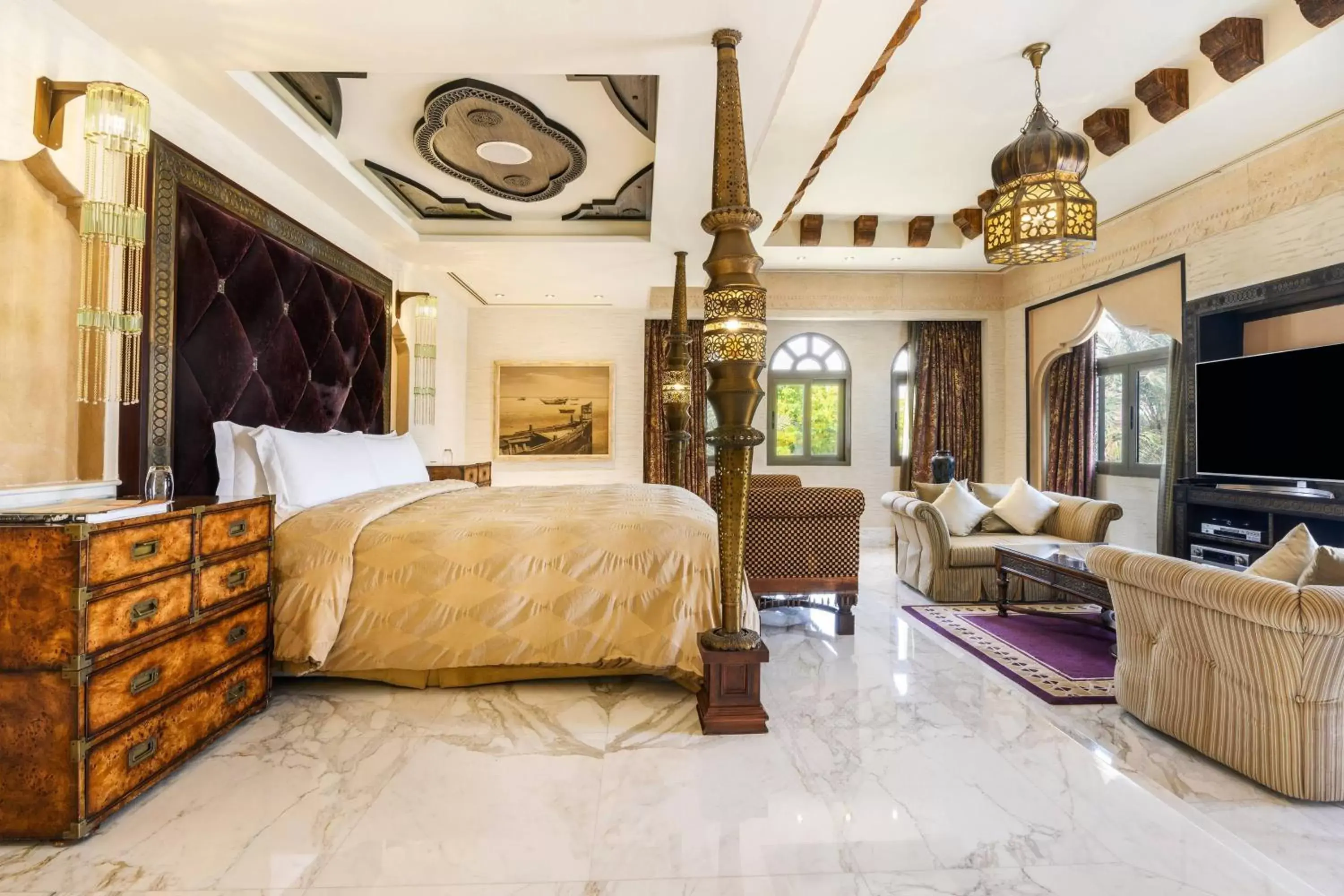Bedroom in Sharq Village & Spa, a Ritz-Carlton Hotel