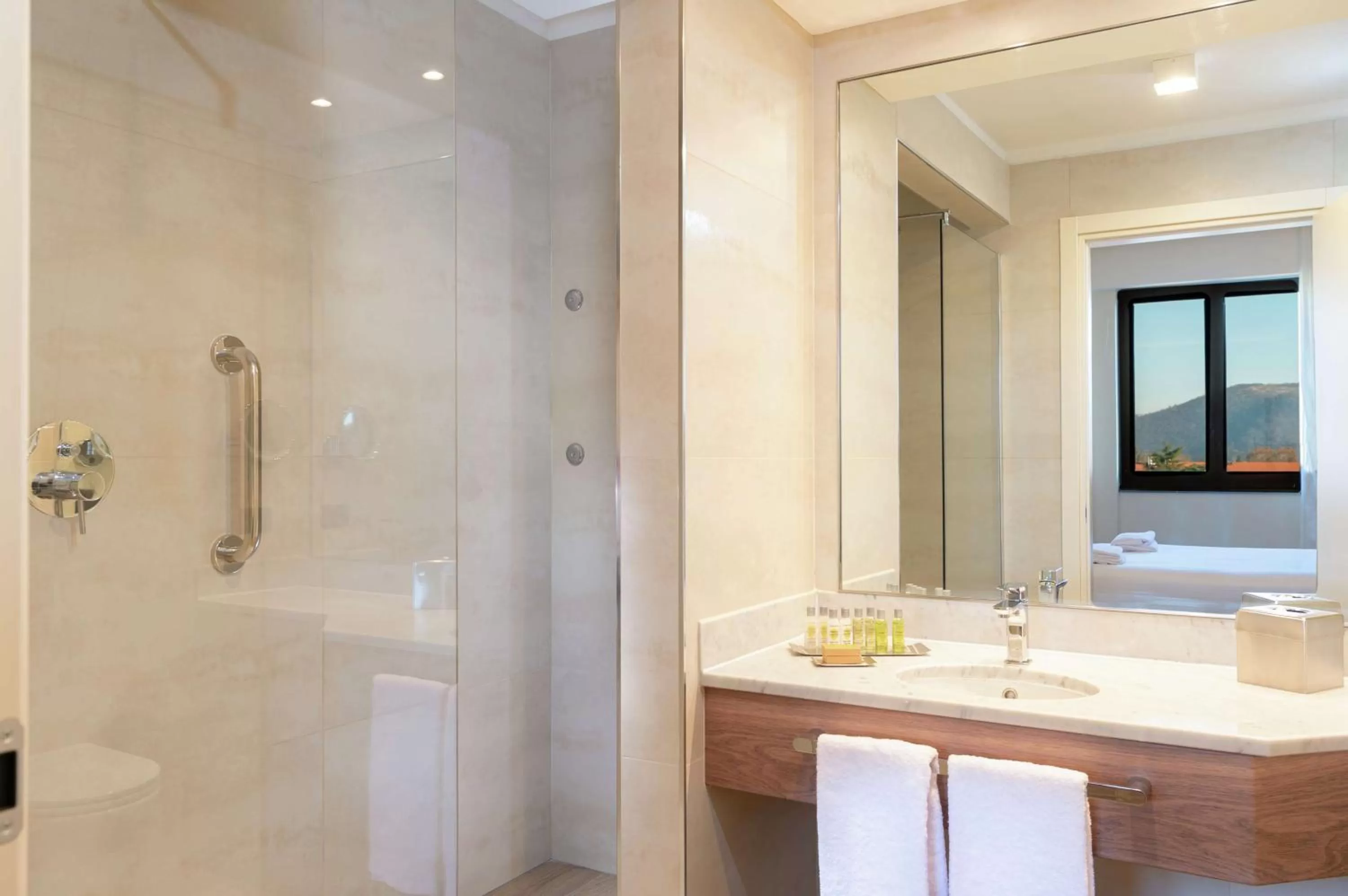 Shower in DoubleTree by Hilton Brescia