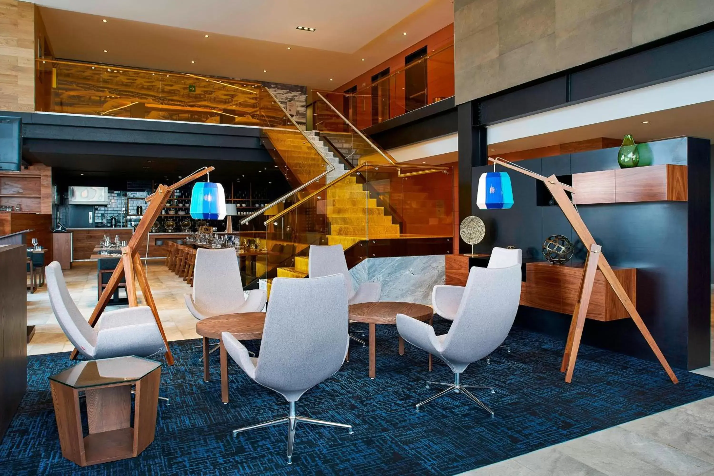 Lobby or reception in Courtyard by Marriott Mexico City Toreo