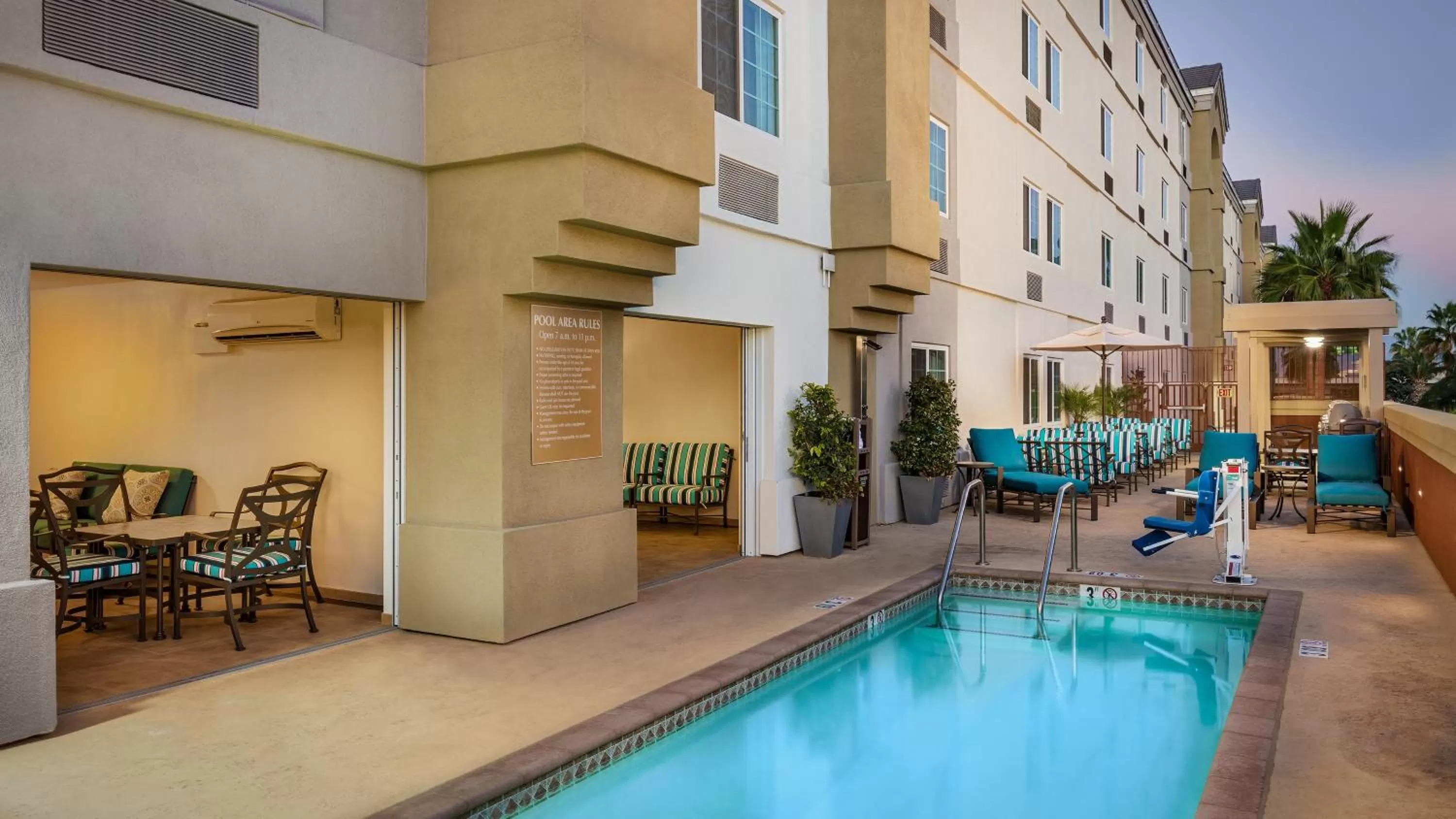 Swimming pool in Candlewood Suites Anaheim - Resort Area by IHG