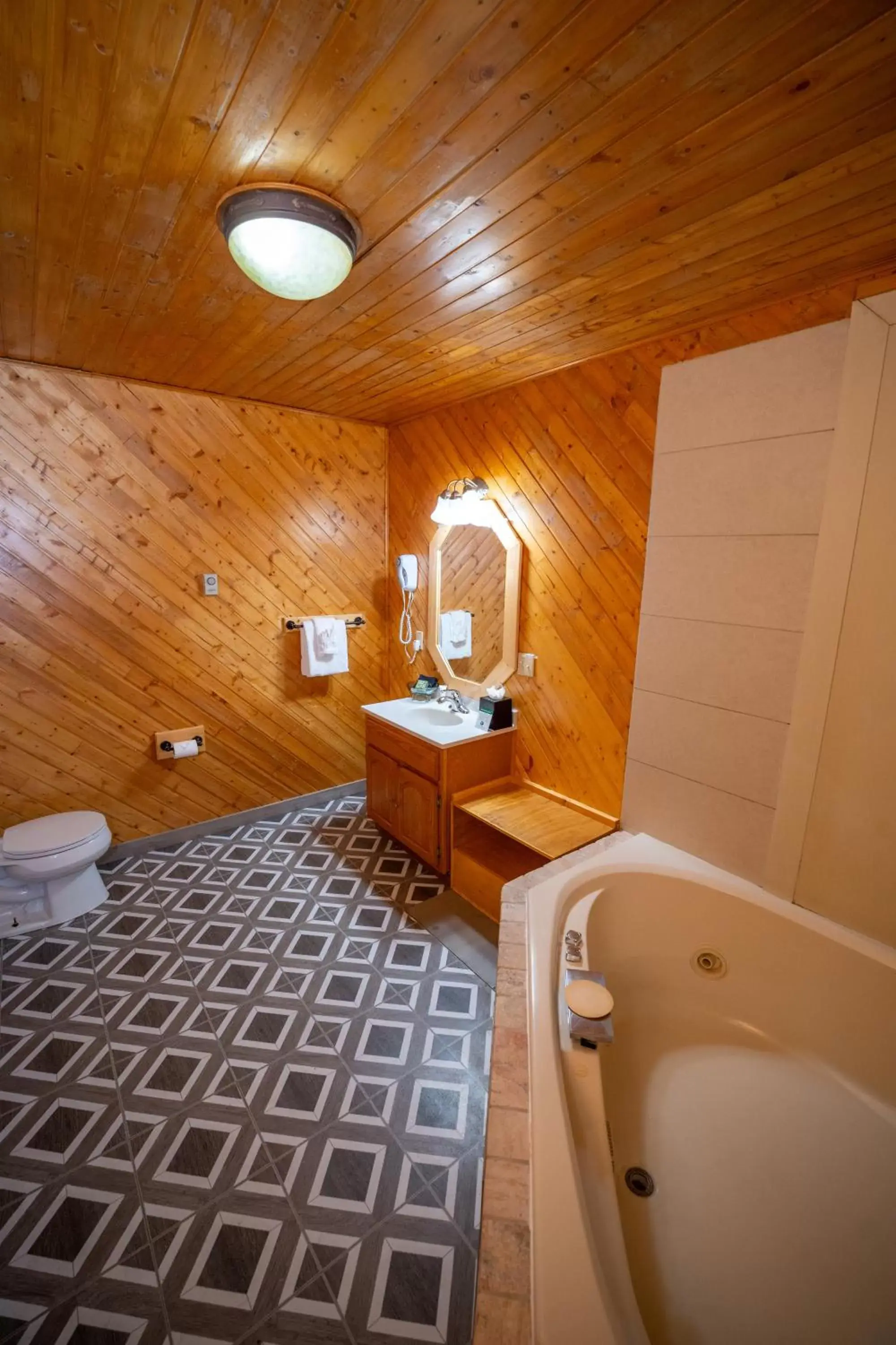 Bathroom in Estes Mountain Inn