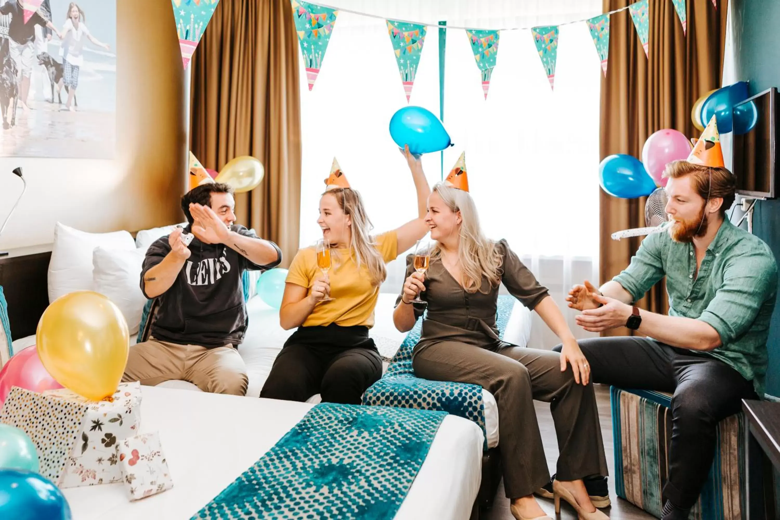 Bed in The Hague Teleport Hotel Bed in The Hague Teleport Hotel