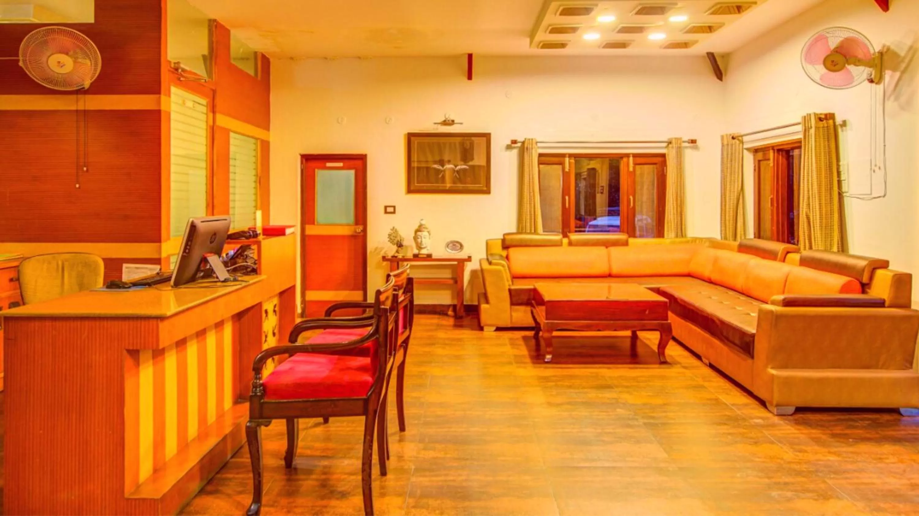 Lobby or reception in ShriGo Pyramid Home Divine - A Wellness Resort