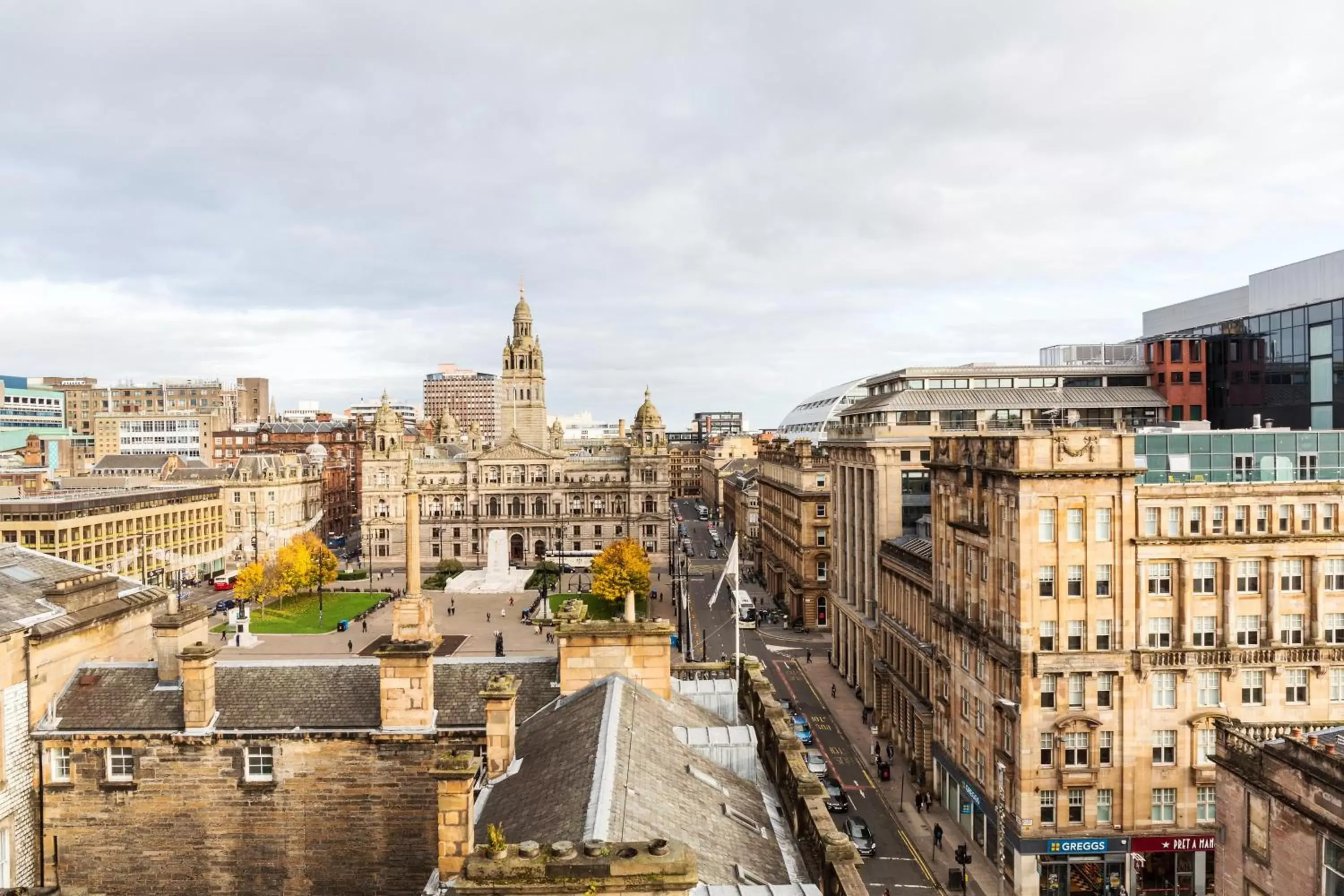 City view in Native Glasgow