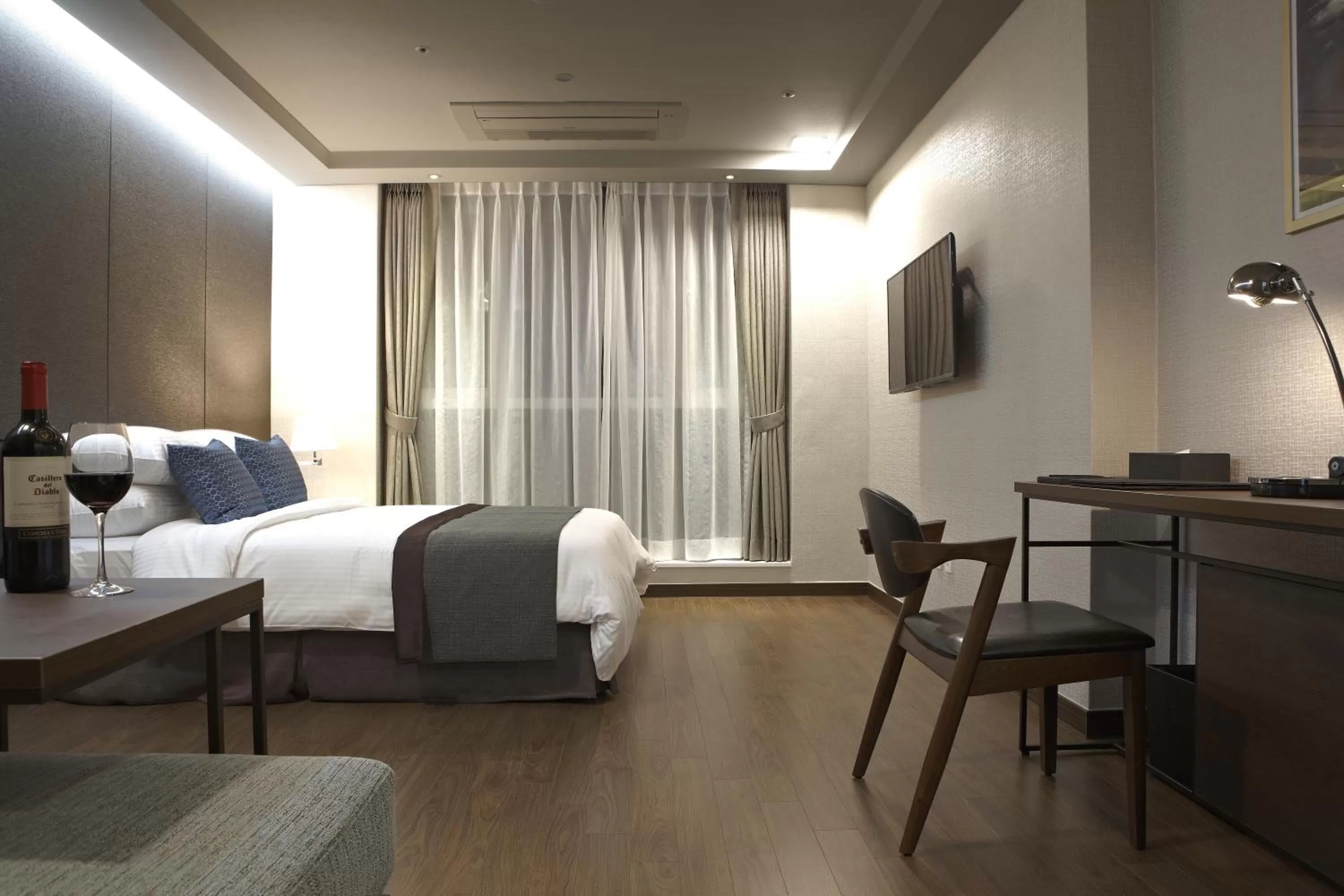 Bedroom, Bed in Ocloud Hotel Gangnam