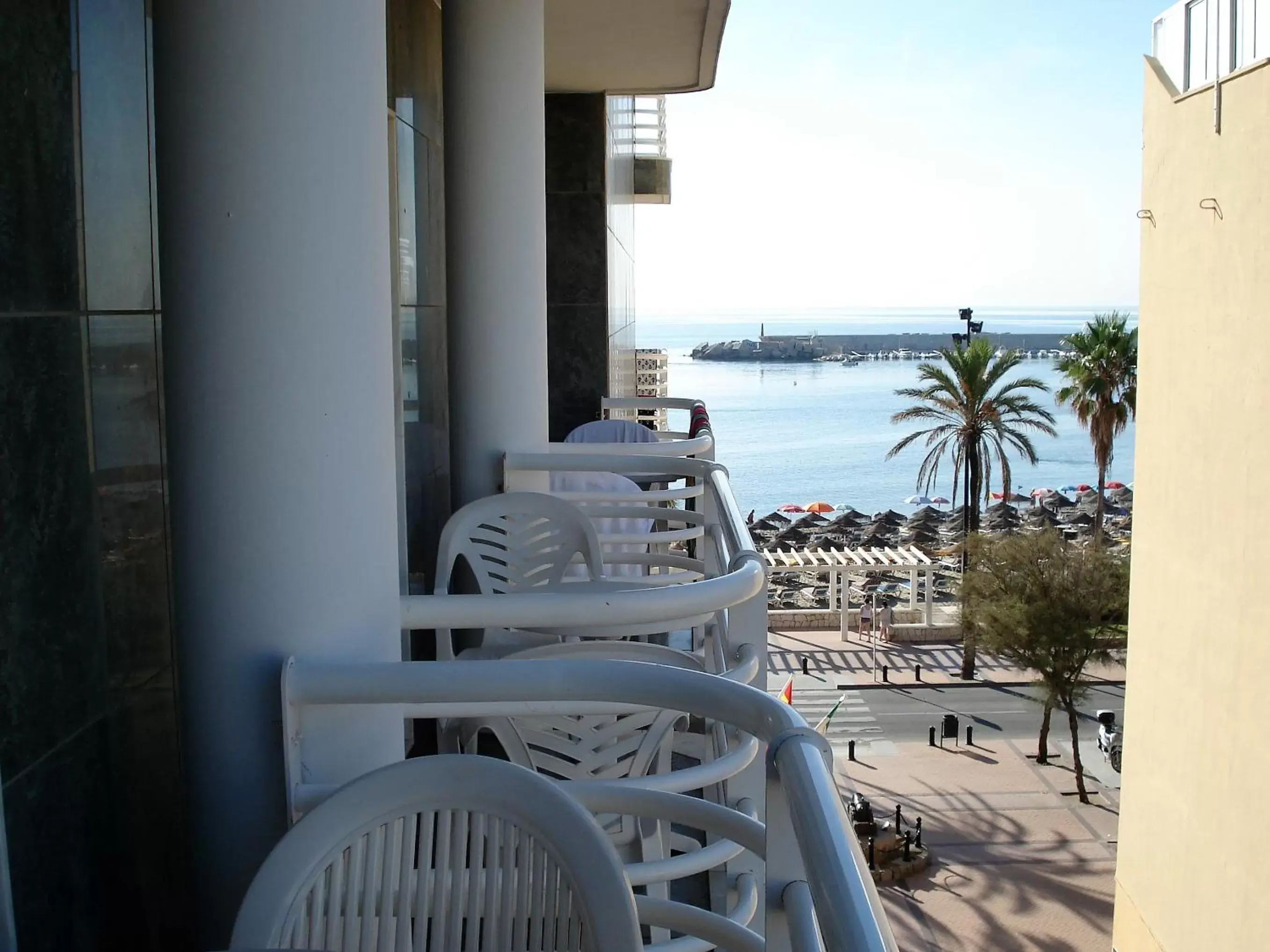 Balcony/Terrace in Hotel Villa de Laredo