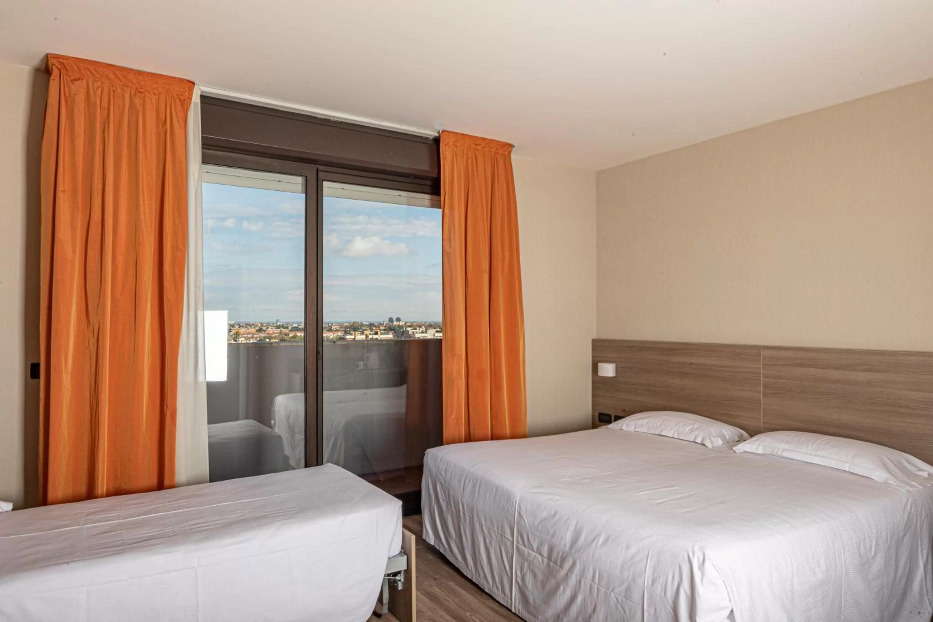 Bed in Hotel Donatello Imola