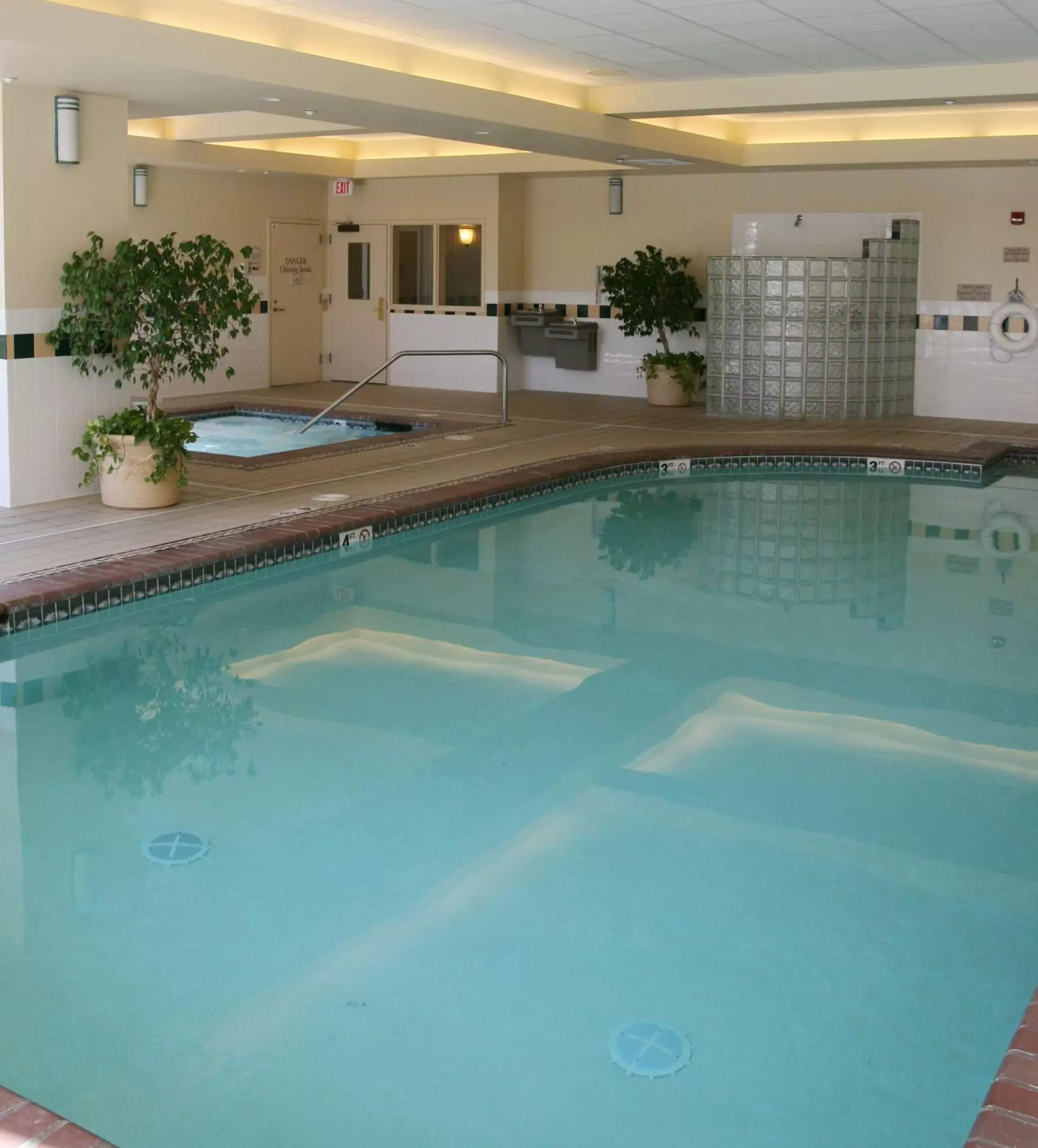 Pool view, Swimming Pool in Hilton Garden Inn Spokane Airport
