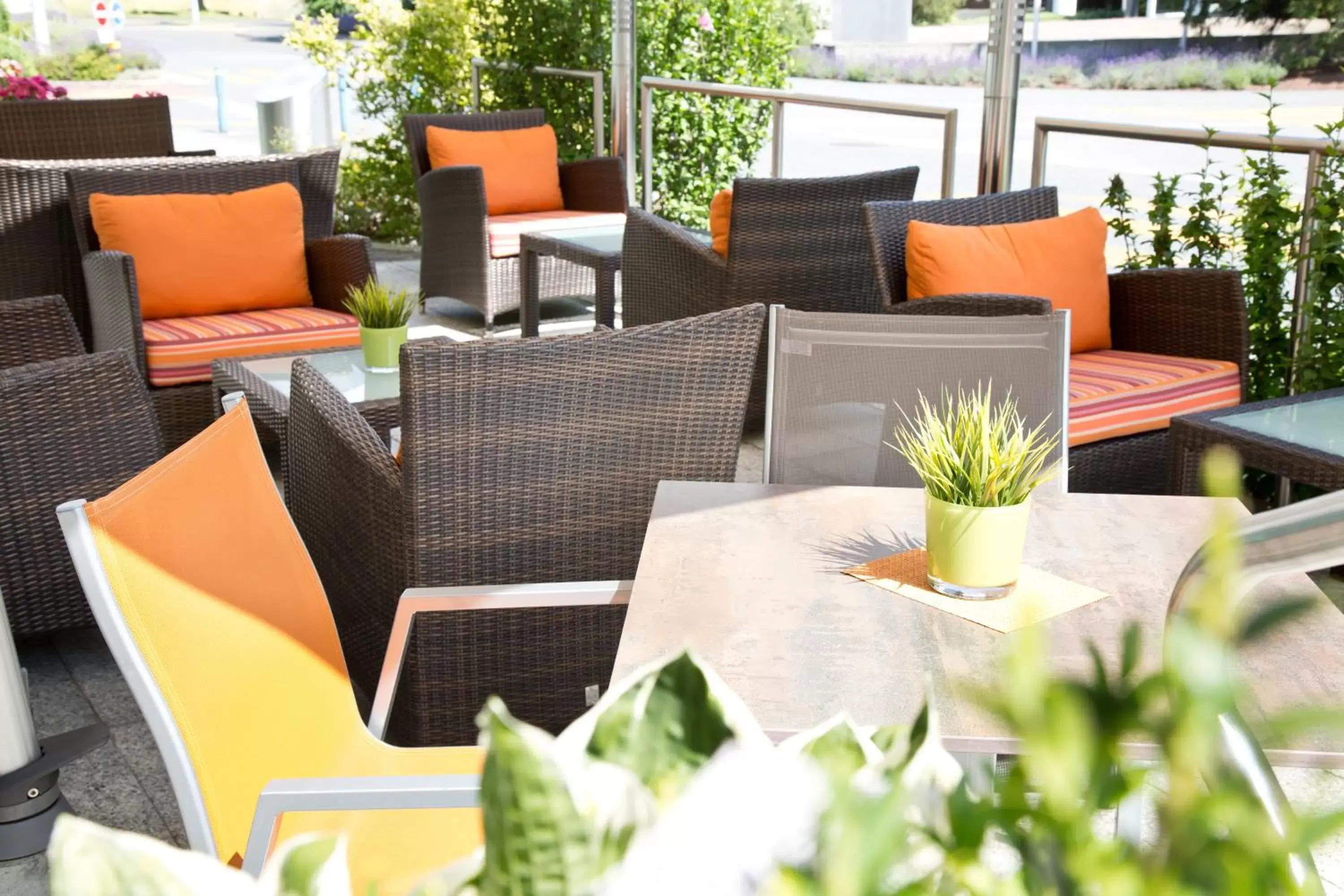 Patio, Restaurant/Places to Eat in Hotel Buchserhof