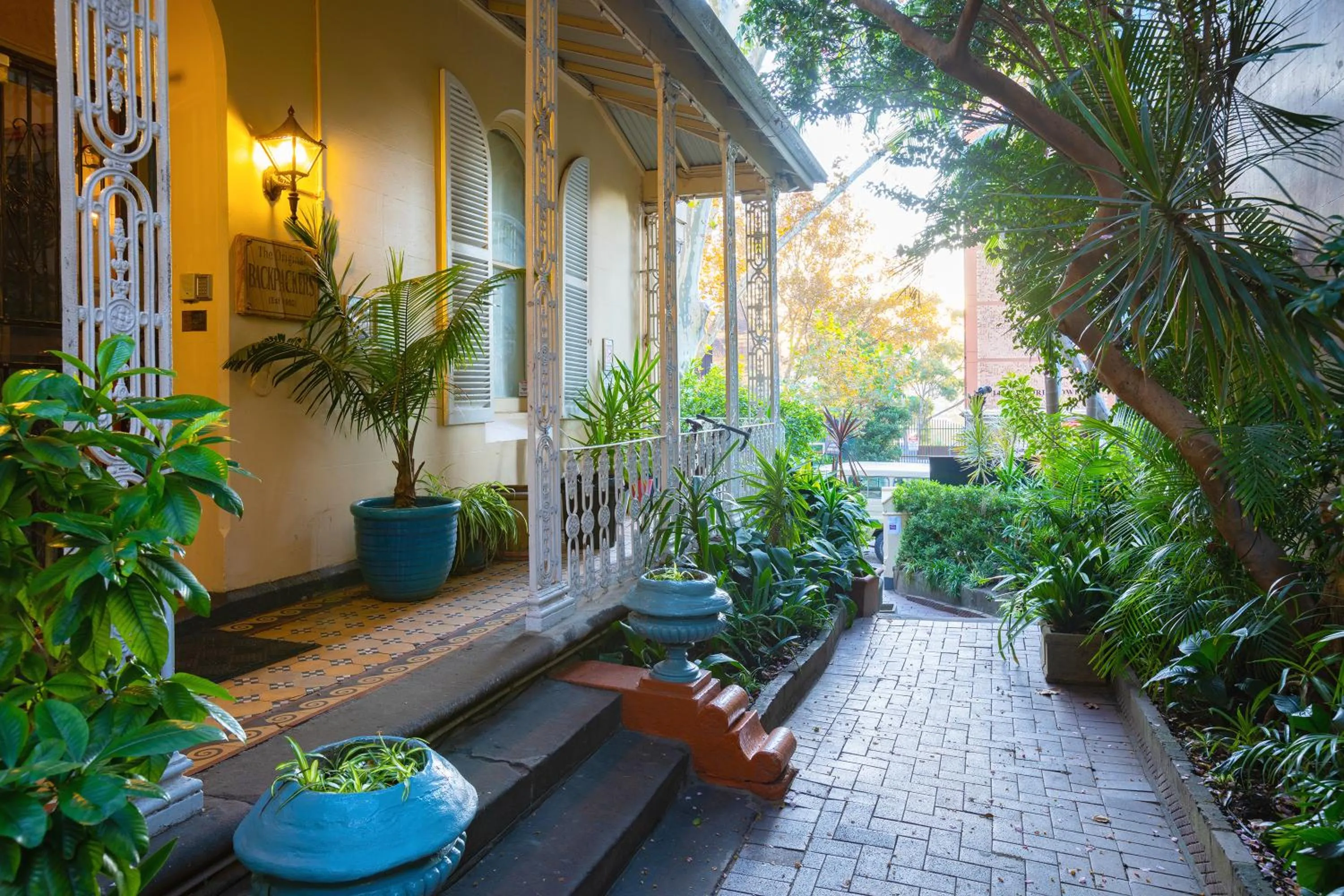 Facade/entrance in Original Backpackers