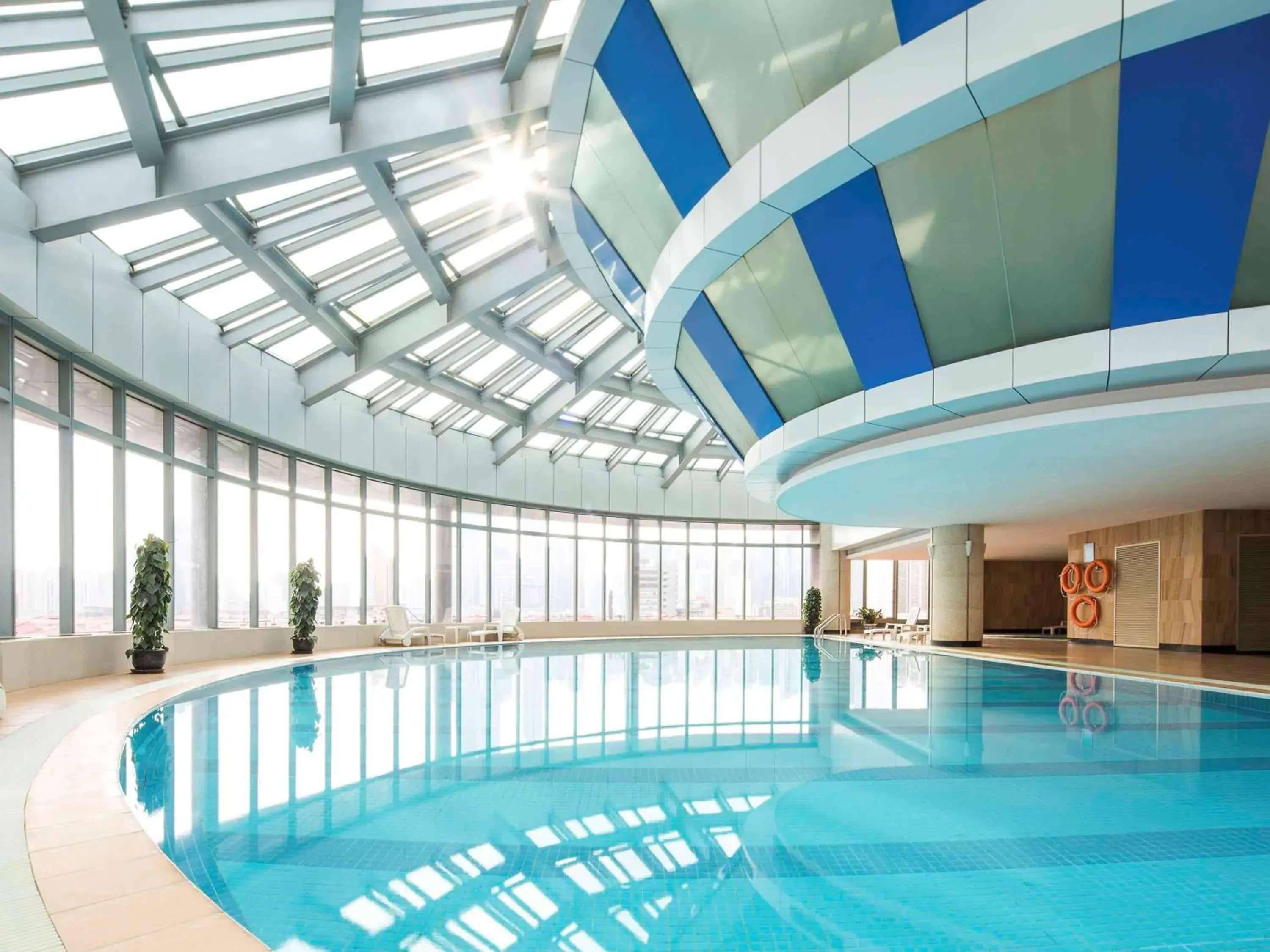 Property building, Swimming Pool in Novotel Shanghai Atlantis