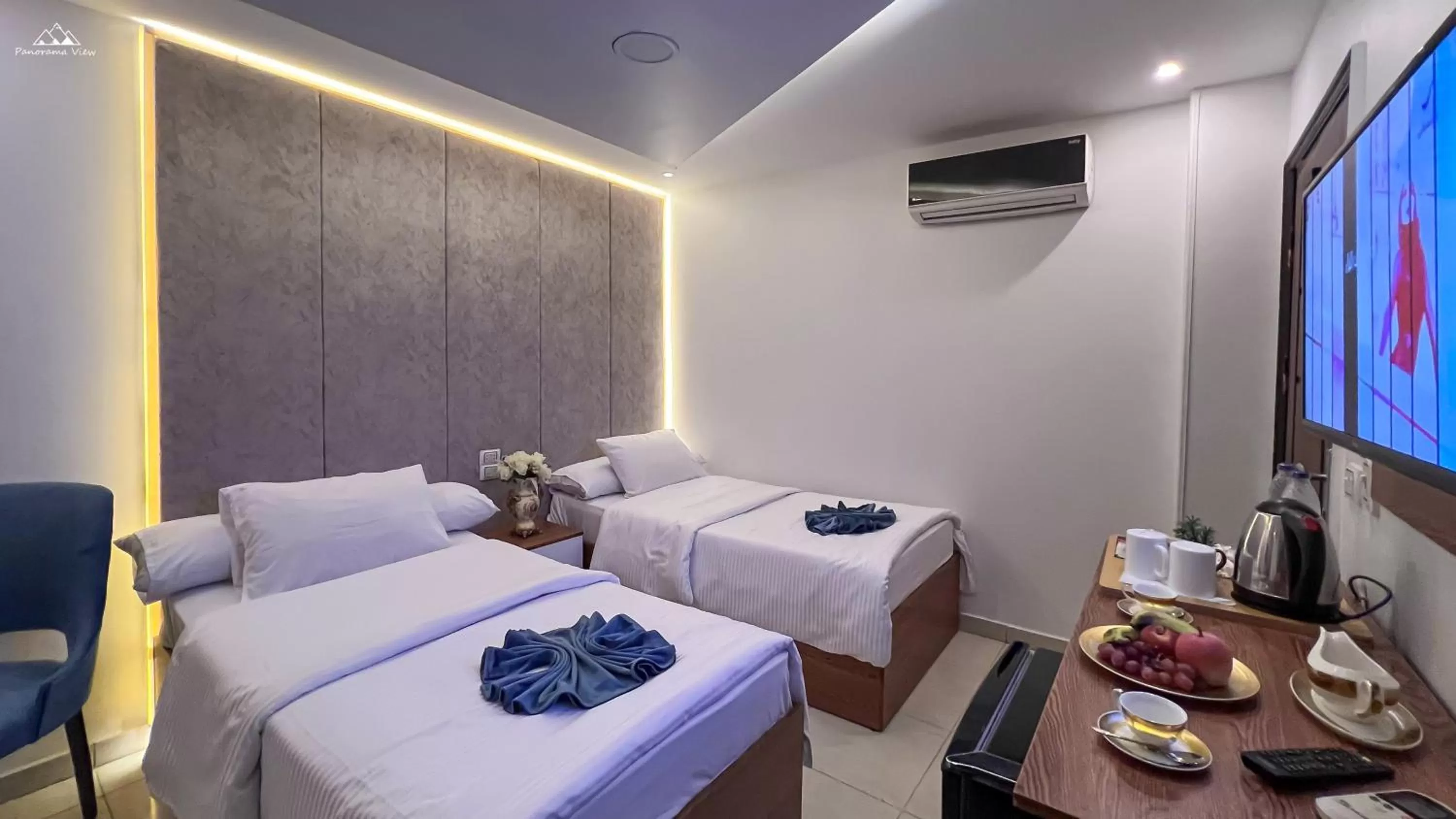 TV and multimedia, Bed in PANORAMA view pyramids