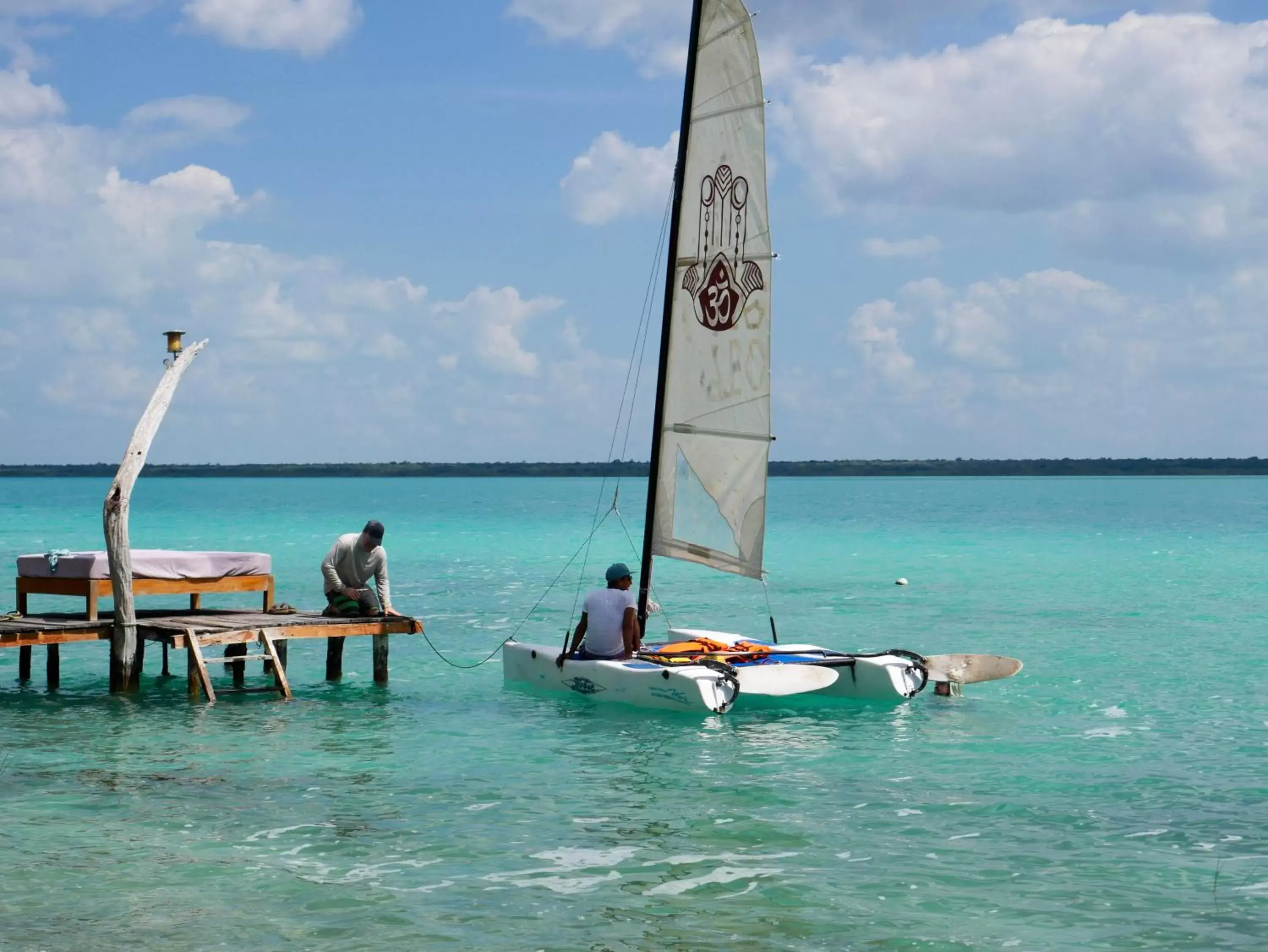 Day, Windsurfing in Villa Santuario Lake front Oasis