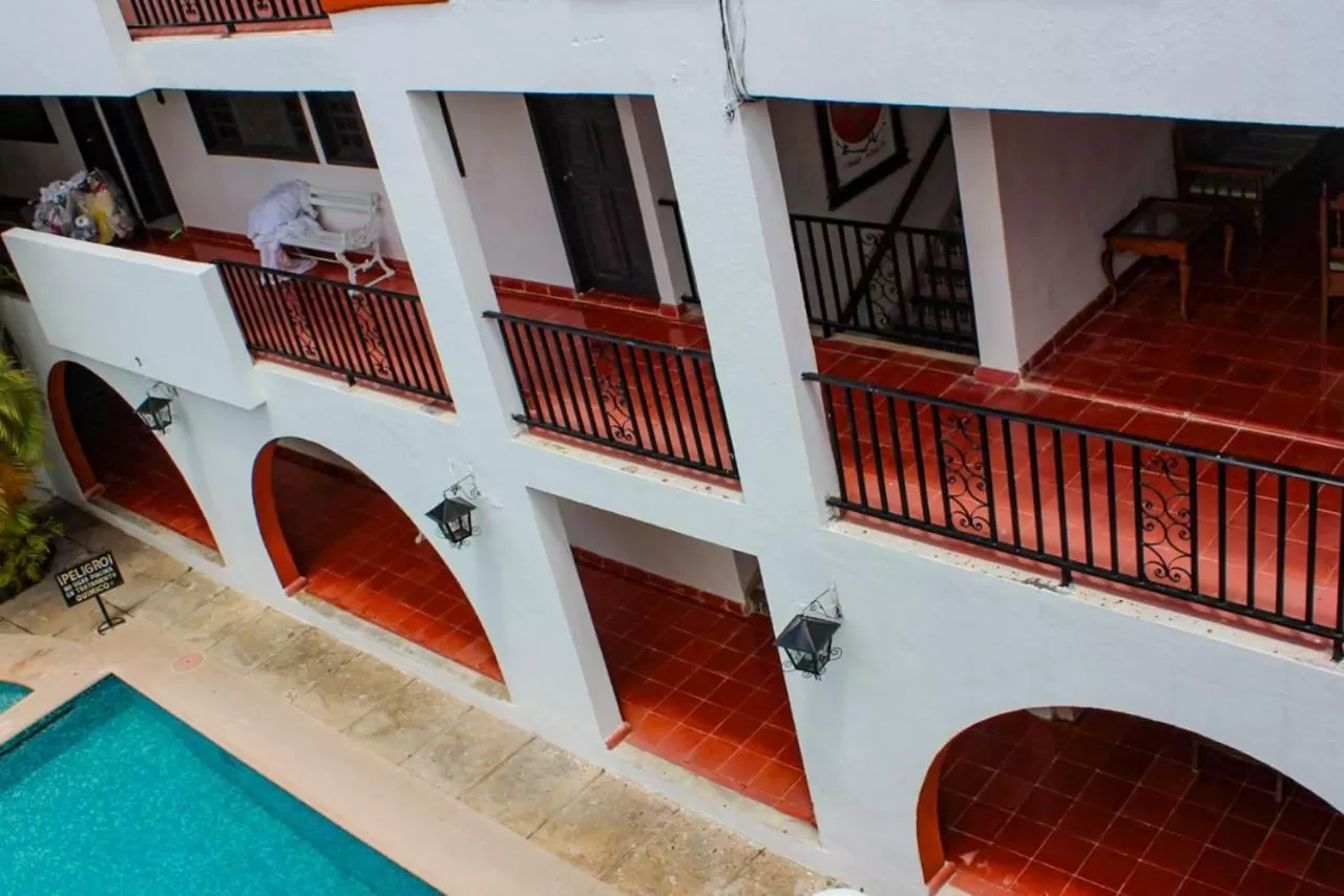 Pool View in Hotel San Clemente